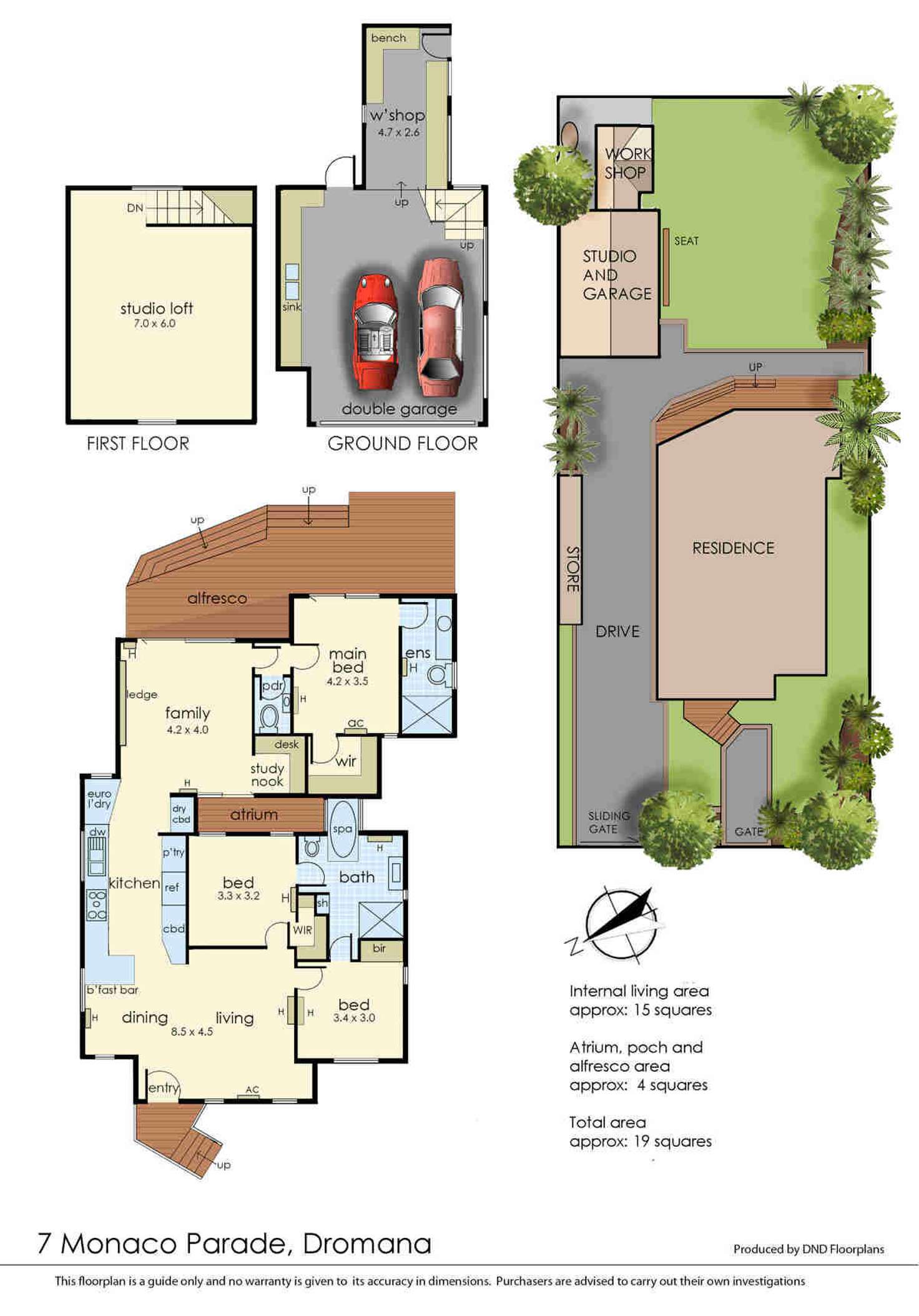 Floorplan of Homely house listing, 7 Monaco Parade, Dromana VIC 3936