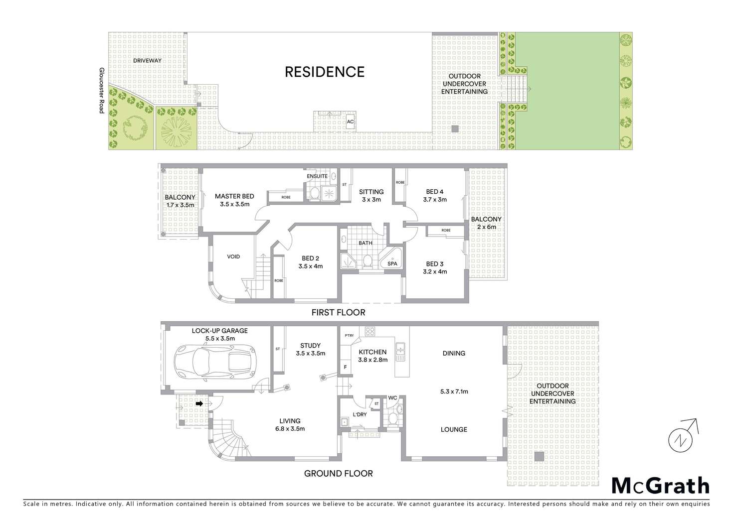 Floorplan of Homely house listing, 220 Gloucester Road, Hurstville NSW 2220
