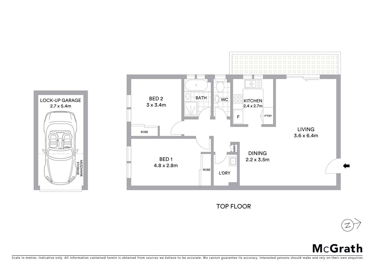 Floorplan of Homely apartment listing, 9/1-3 Church Street, Willoughby NSW 2068