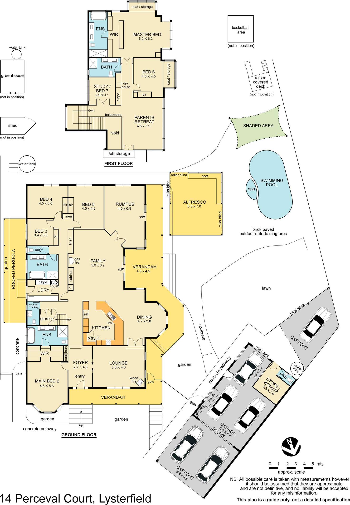 Floorplan of Homely house listing, 14 Perceval Court, Lysterfield VIC 3156