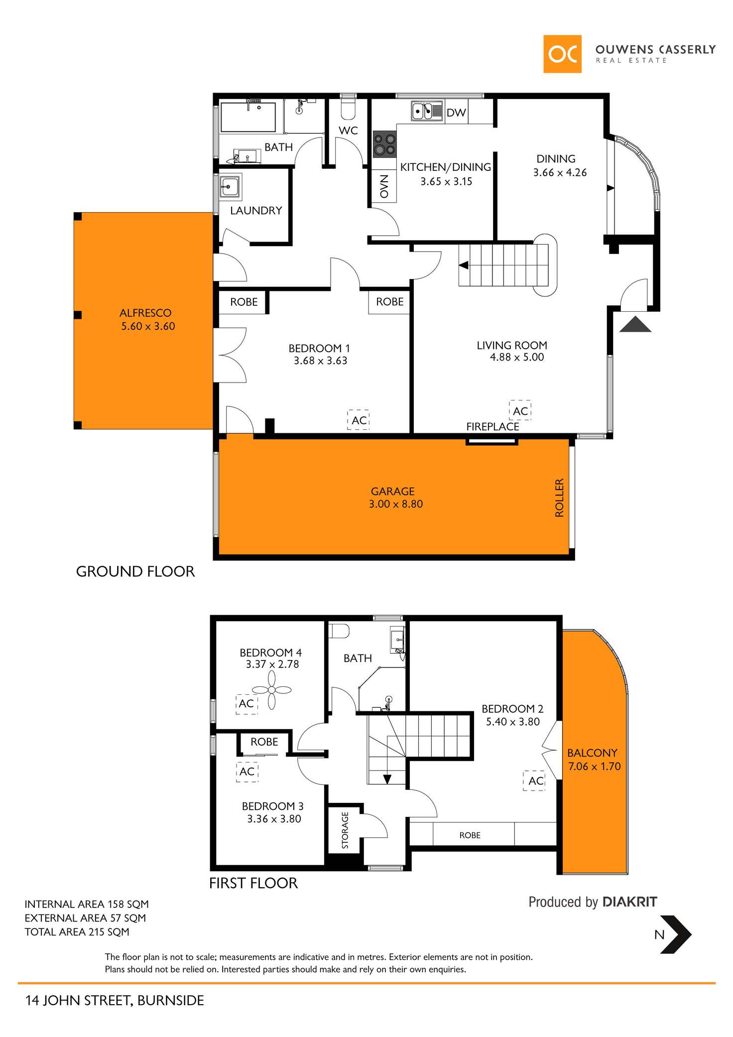 Floorplan of Homely house listing, 14 John Street, Burnside SA 5066