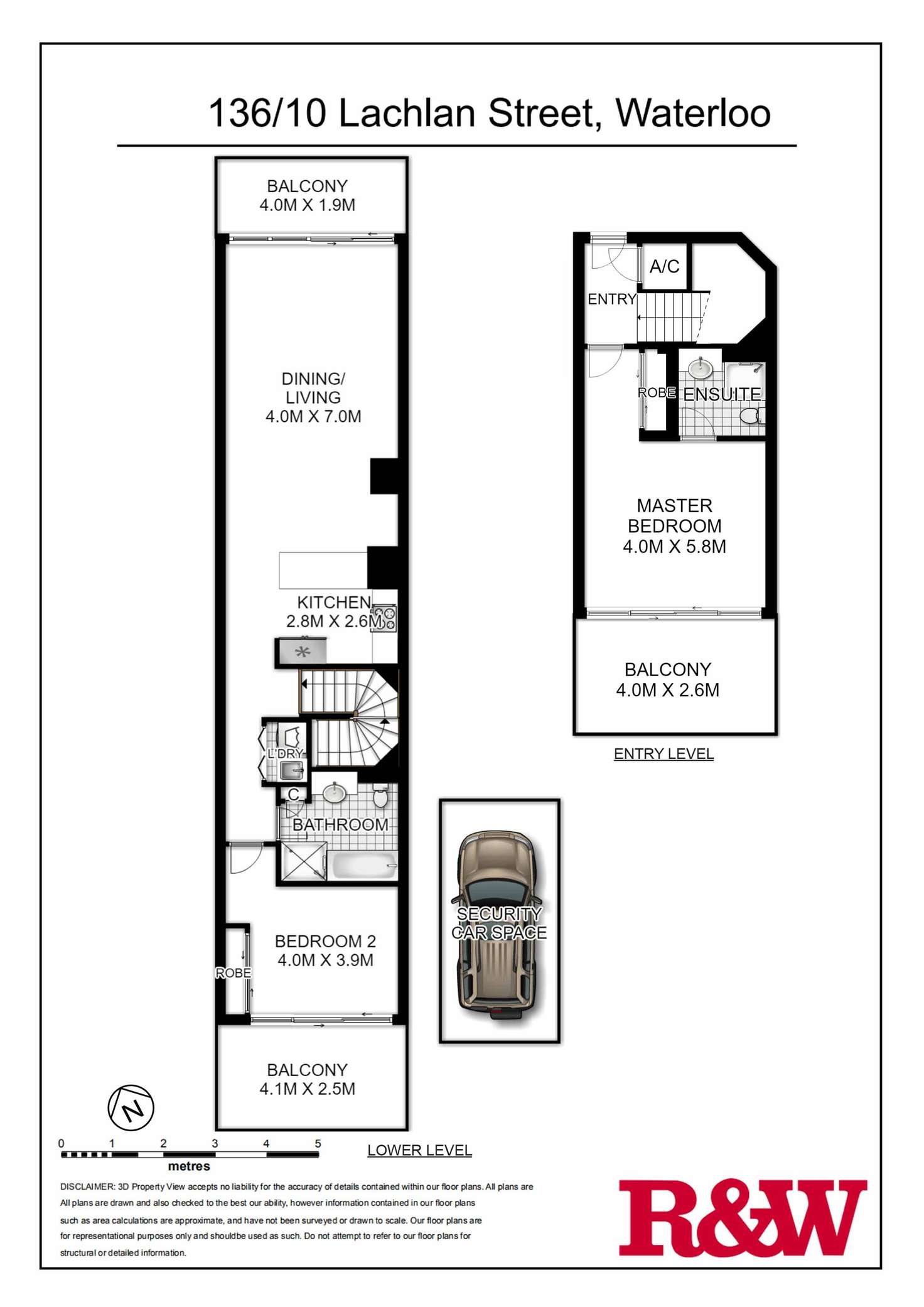 Floorplan of Homely apartment listing, 136/10 Lachlan Street, Waterloo NSW 2017