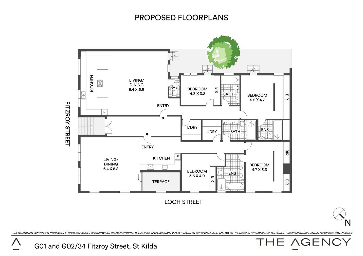 Floorplan of Homely apartment listing, G02/34 Fitzroy Street, St Kilda VIC 3182