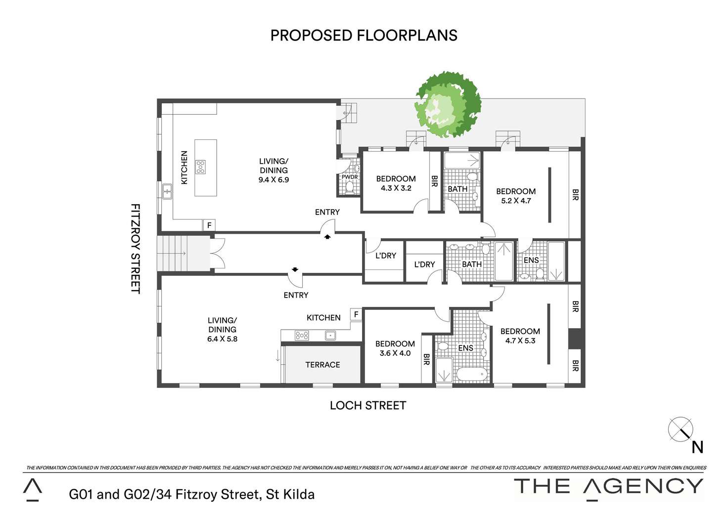 Floorplan of Homely apartment listing, G01/34 Fitzroy Street, St Kilda VIC 3182
