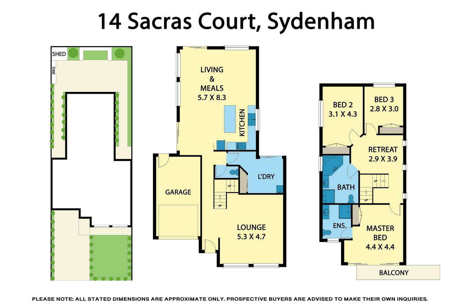 Floorplan of Homely house listing, 14 Sacras Court, Sydenham VIC 3037