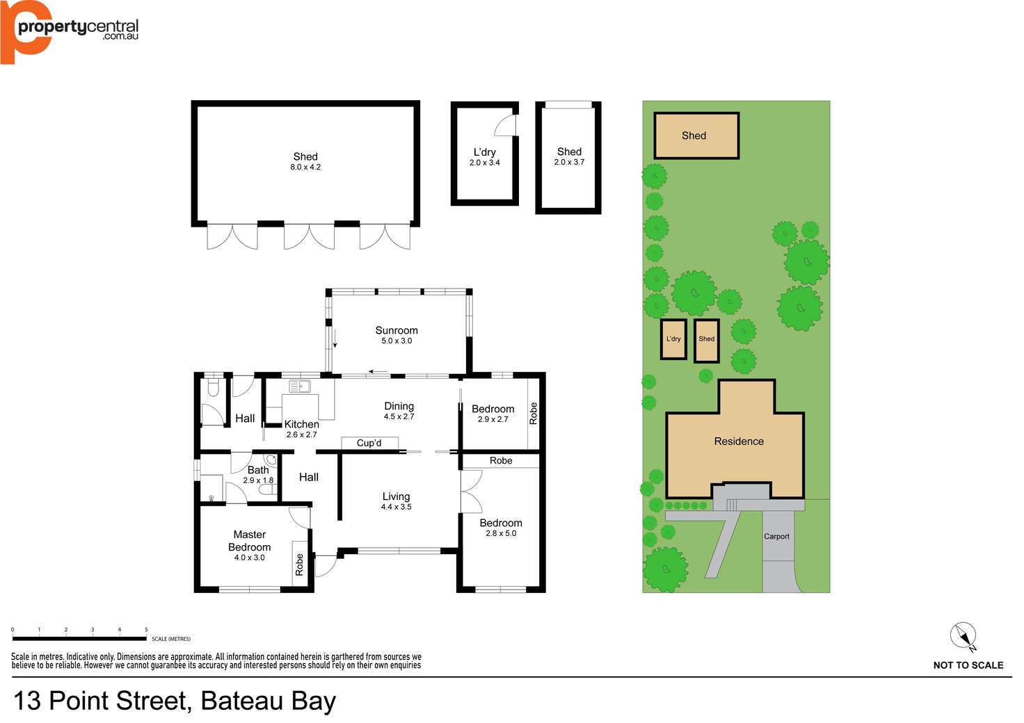 Floorplan of Homely house listing, 13 Point Street, Bateau Bay NSW 2261