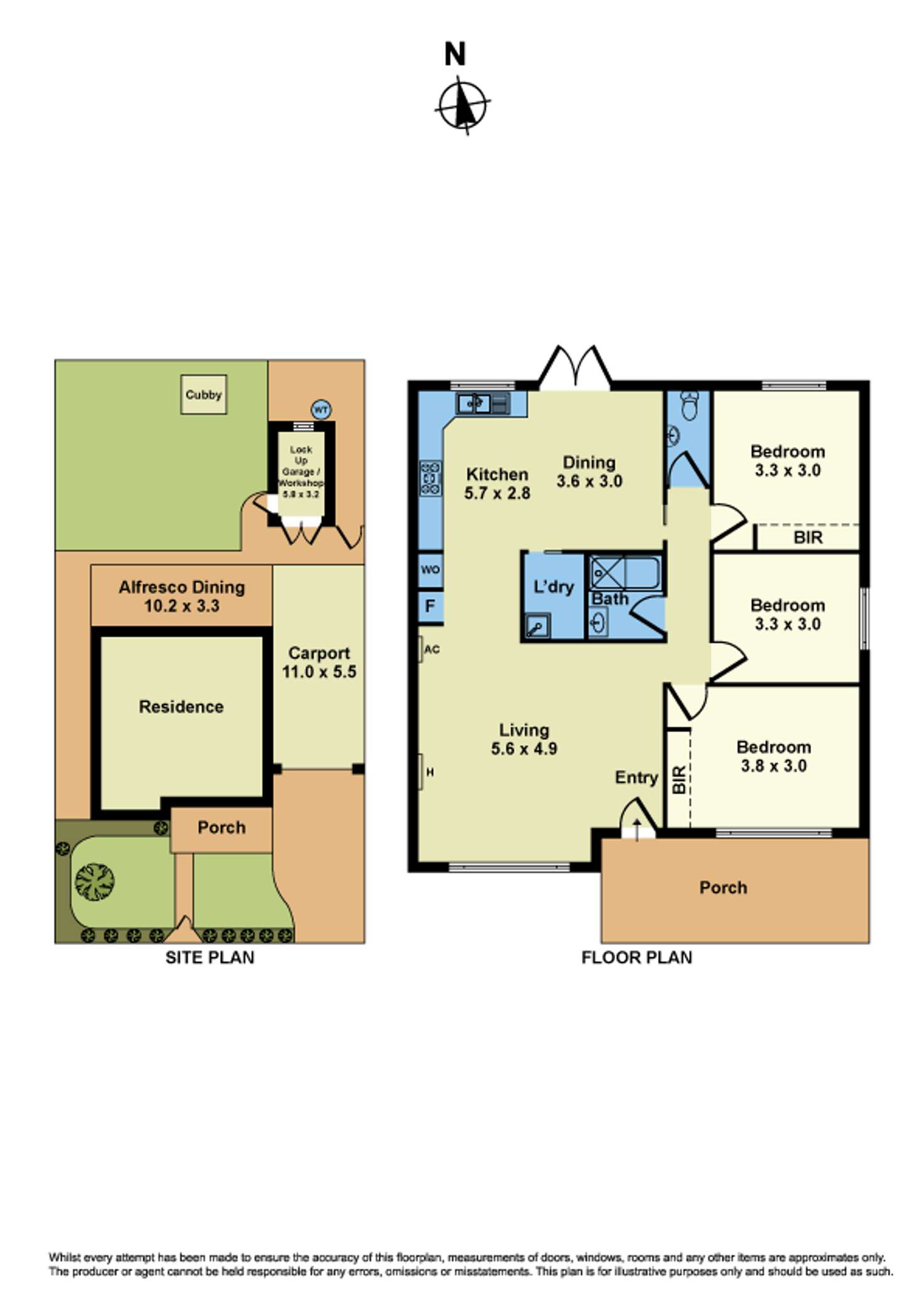 Floorplan of Homely house listing, 8 McIntosh Street, Sunshine VIC 3020