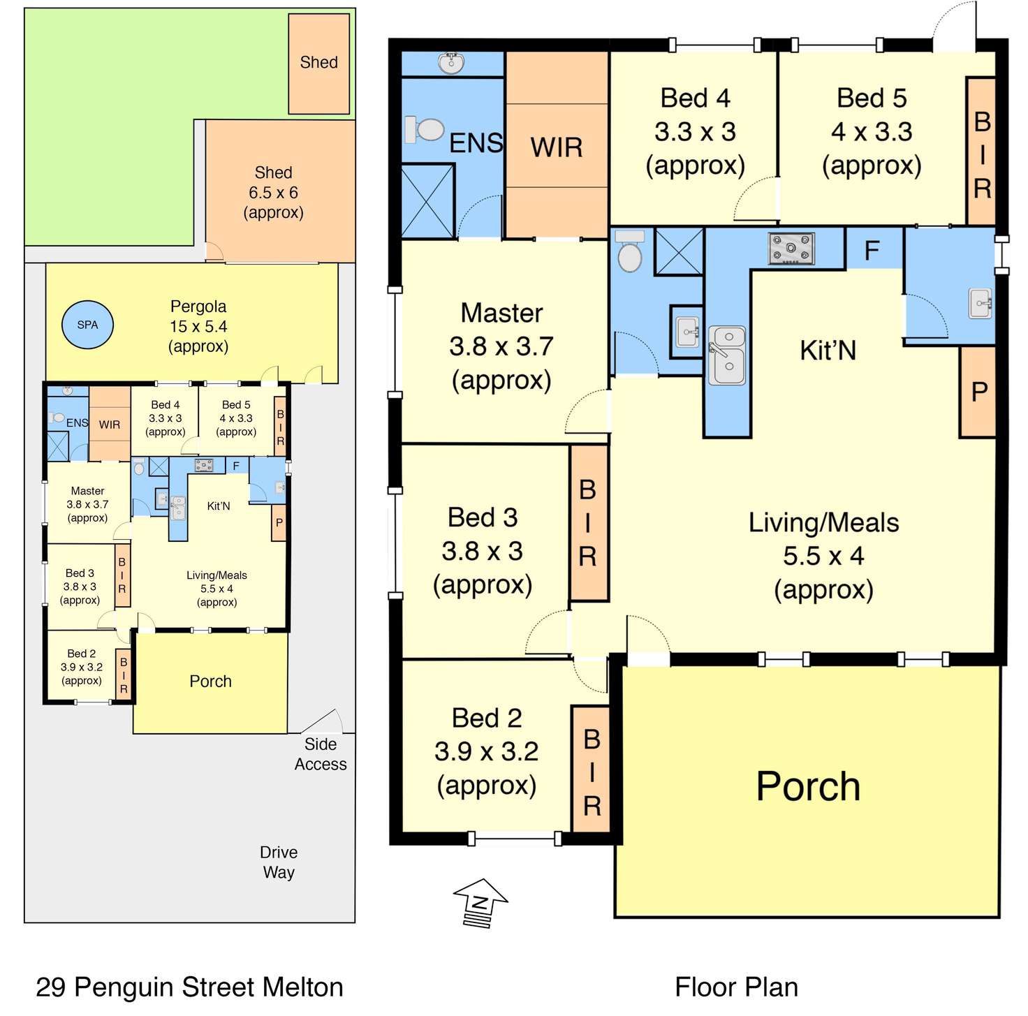 Floorplan of Homely house listing, 29 Penguin Street, Melton VIC 3337