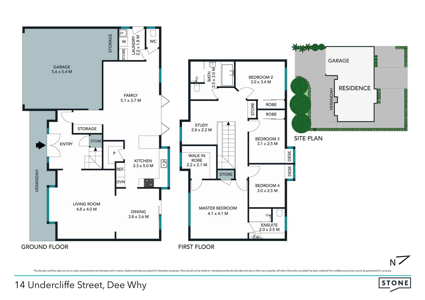 Floorplan of Homely house listing, 14 Undercliffe Street, Dee Why NSW 2099