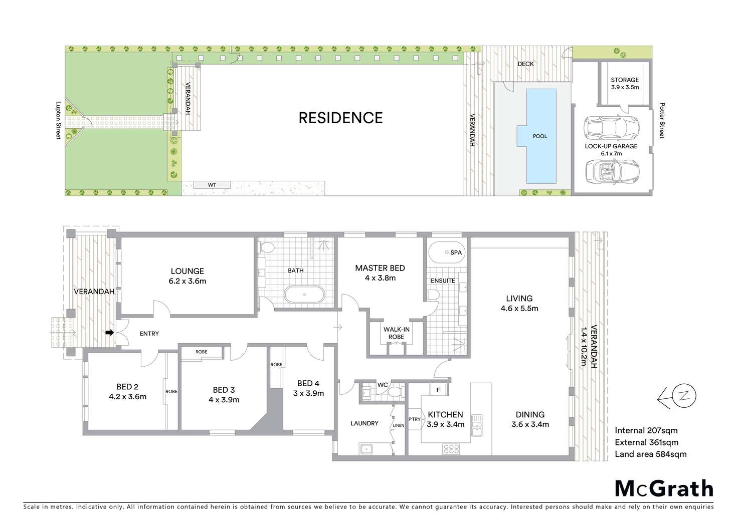 Floorplan of Homely house listing, 23 Lupton Street, Geelong West VIC 3218