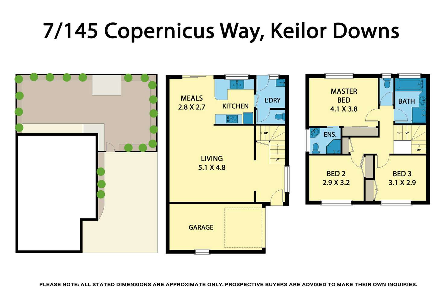 Floorplan of Homely townhouse listing, 7/145-149 Copernicus Way, Keilor Downs VIC 3038