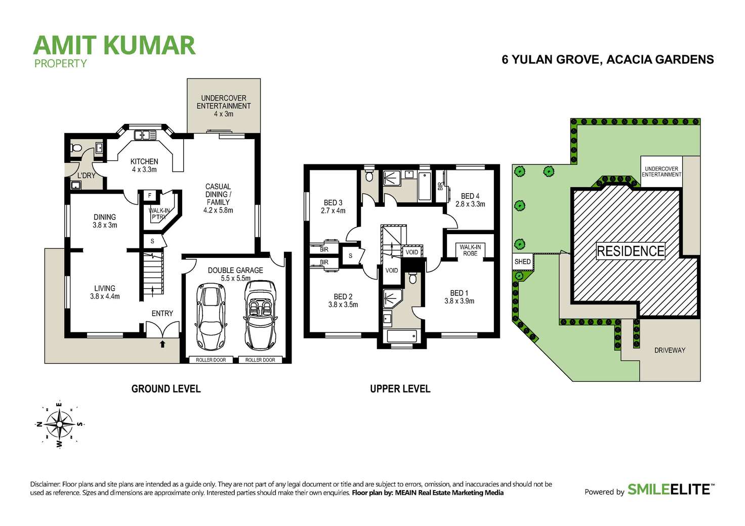 Floorplan of Homely house listing, 6 Yulan Grove, Acacia Gardens NSW 2763