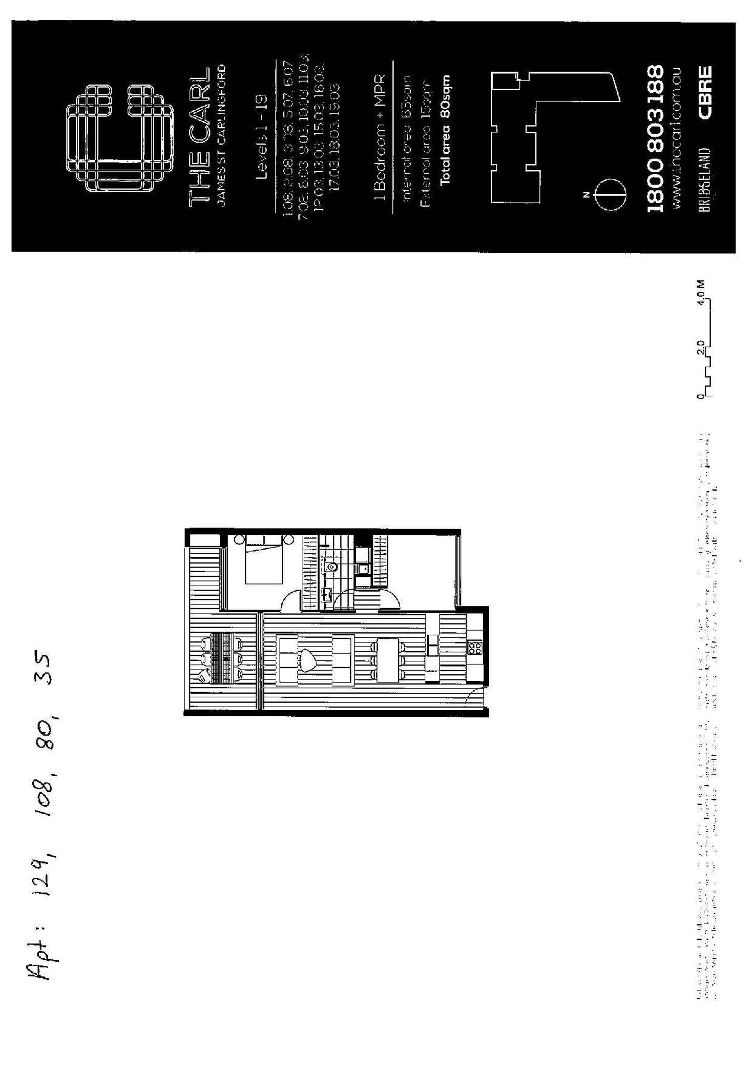 Floorplan of Homely apartment listing, 129/2-8 James Street, Carlingford NSW 2118