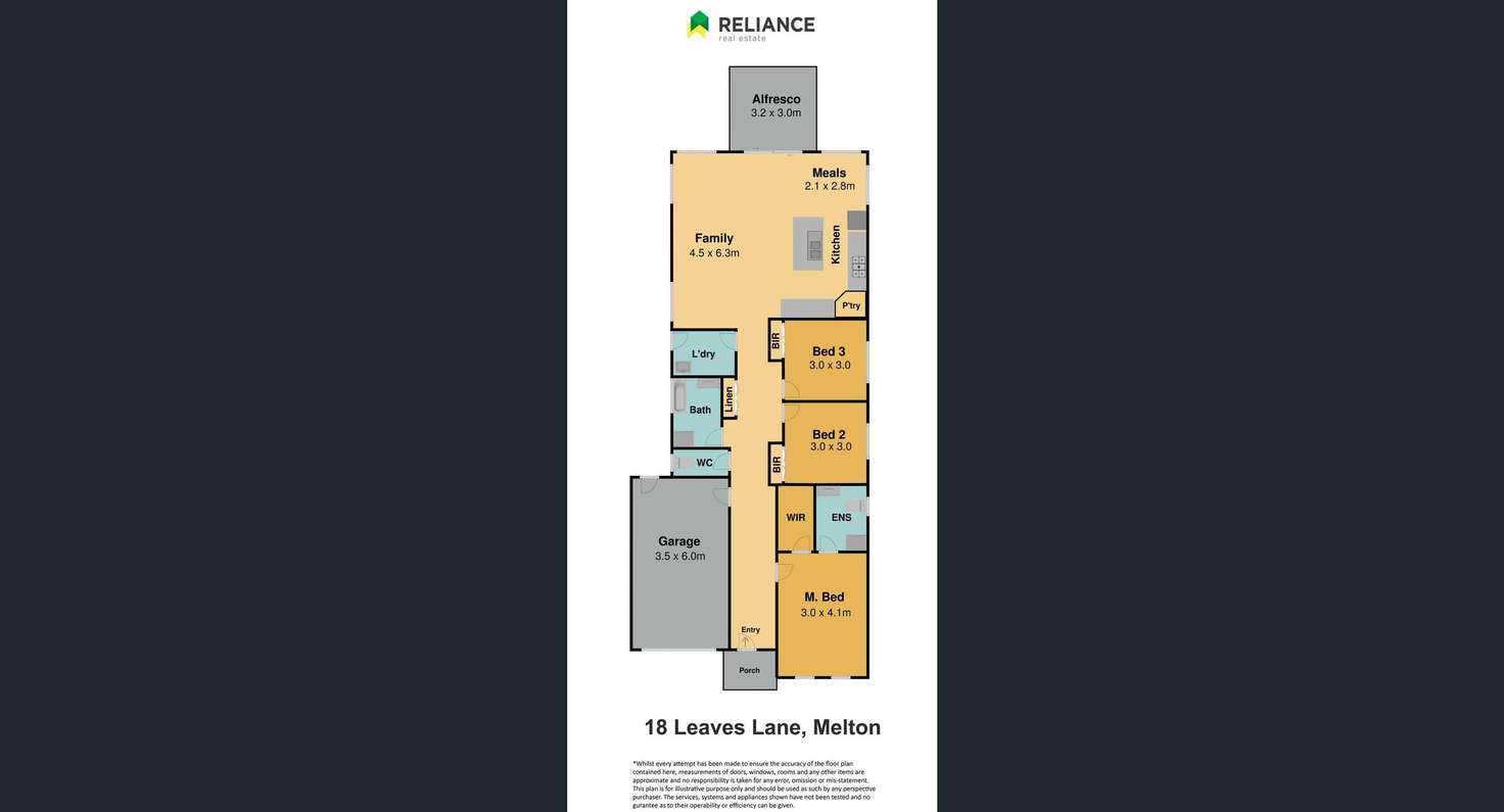 Floorplan of Homely house listing, 18 Leaves Lane, Kurunjang VIC 3337