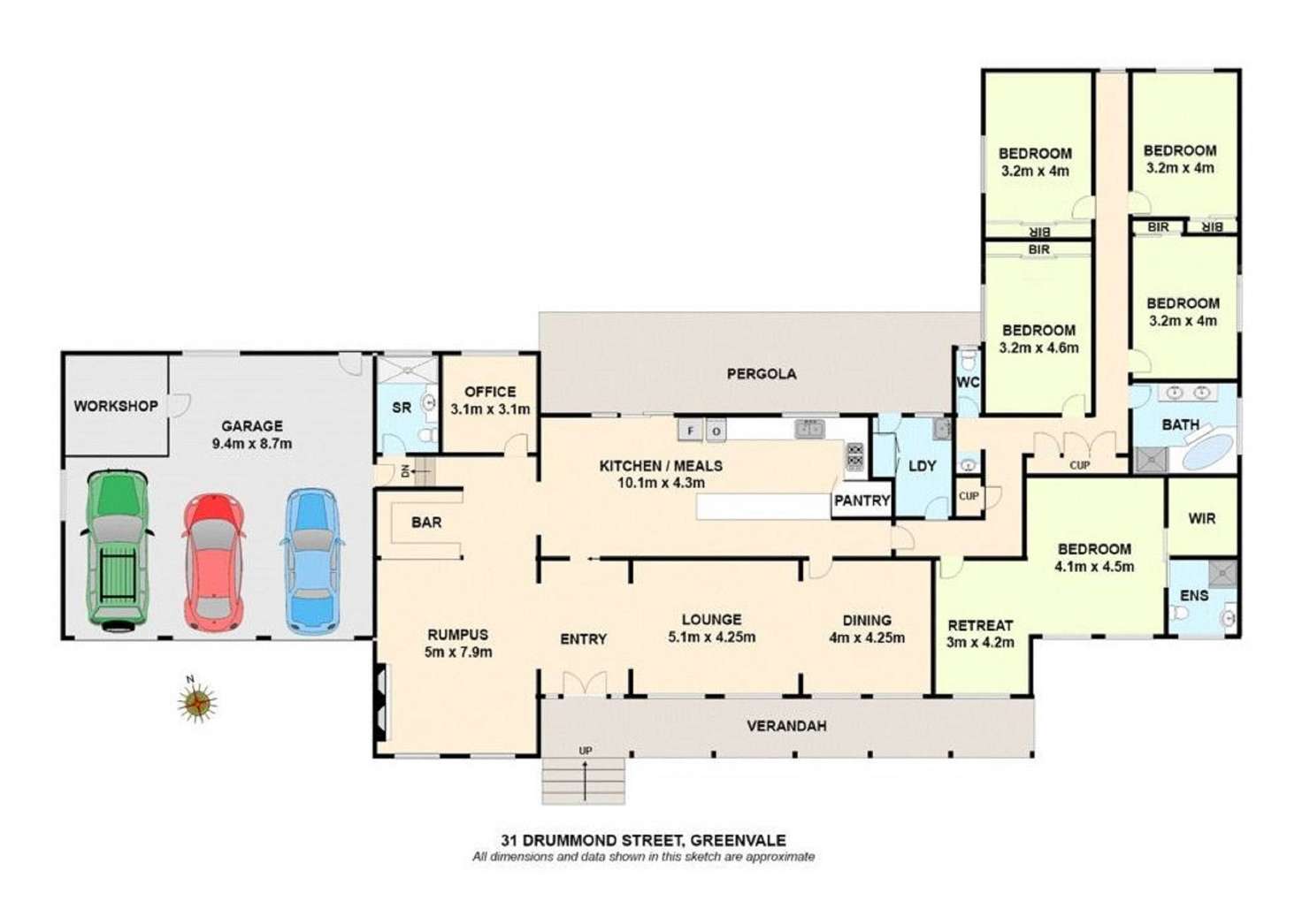 Floorplan of Homely house listing, 31 Drummond Street, Greenvale VIC 3059