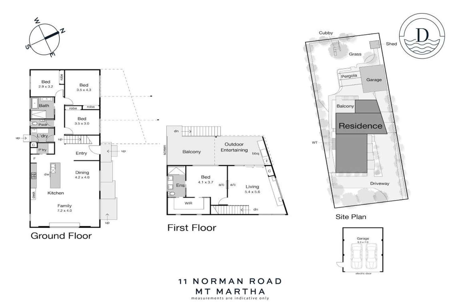 Floorplan of Homely house listing, 11 Norman Road, Mount Martha VIC 3934