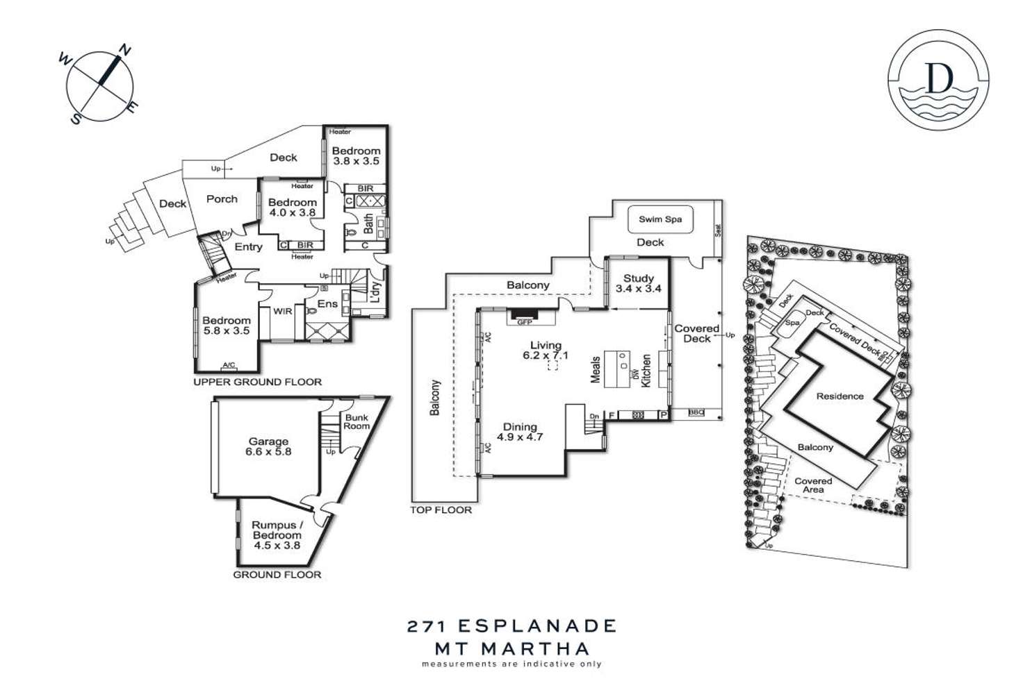 Floorplan of Homely house listing, 271 Esplanade, Mount Martha VIC 3934