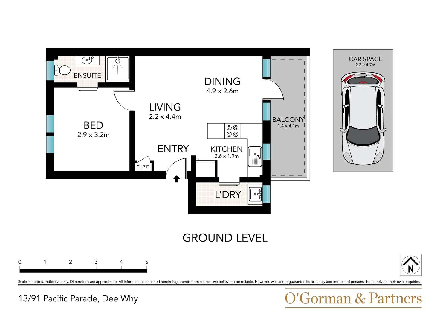 Floorplan of Homely apartment listing, 13/91 Pacific Parade, Dee Why NSW 2099