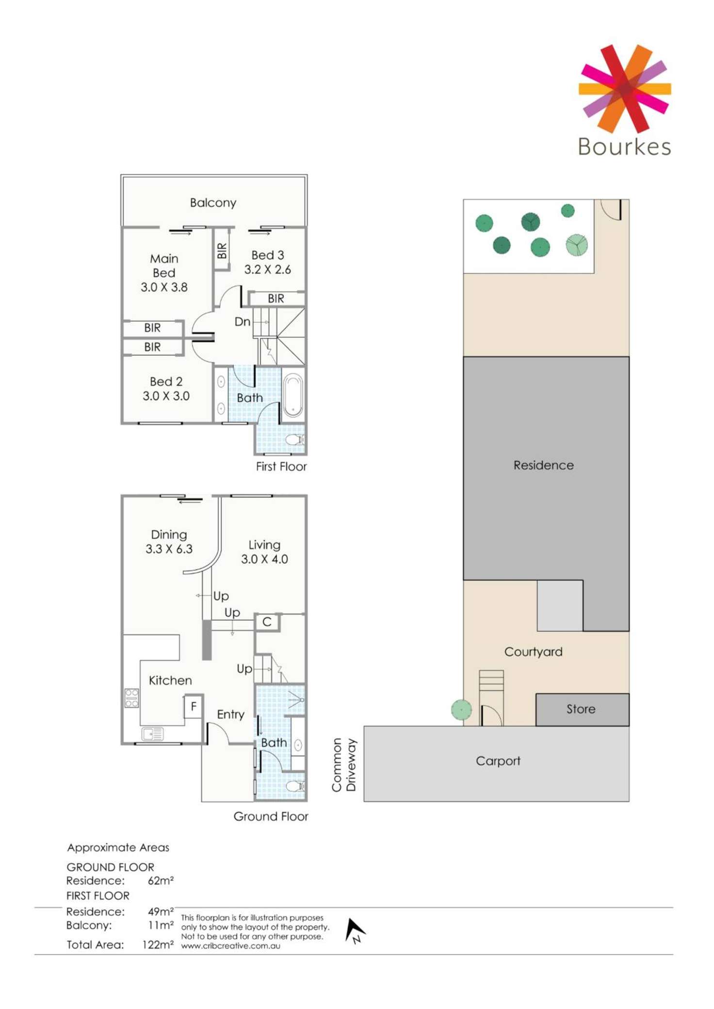 Floorplan of Homely townhouse listing, 18/21 Angelo Street, South Perth WA 6151