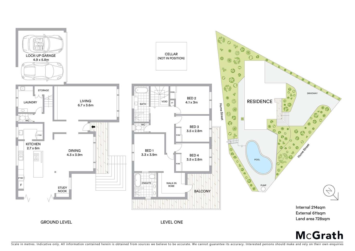 Floorplan of Homely house listing, 61 Hume Street, Greensborough VIC 3088