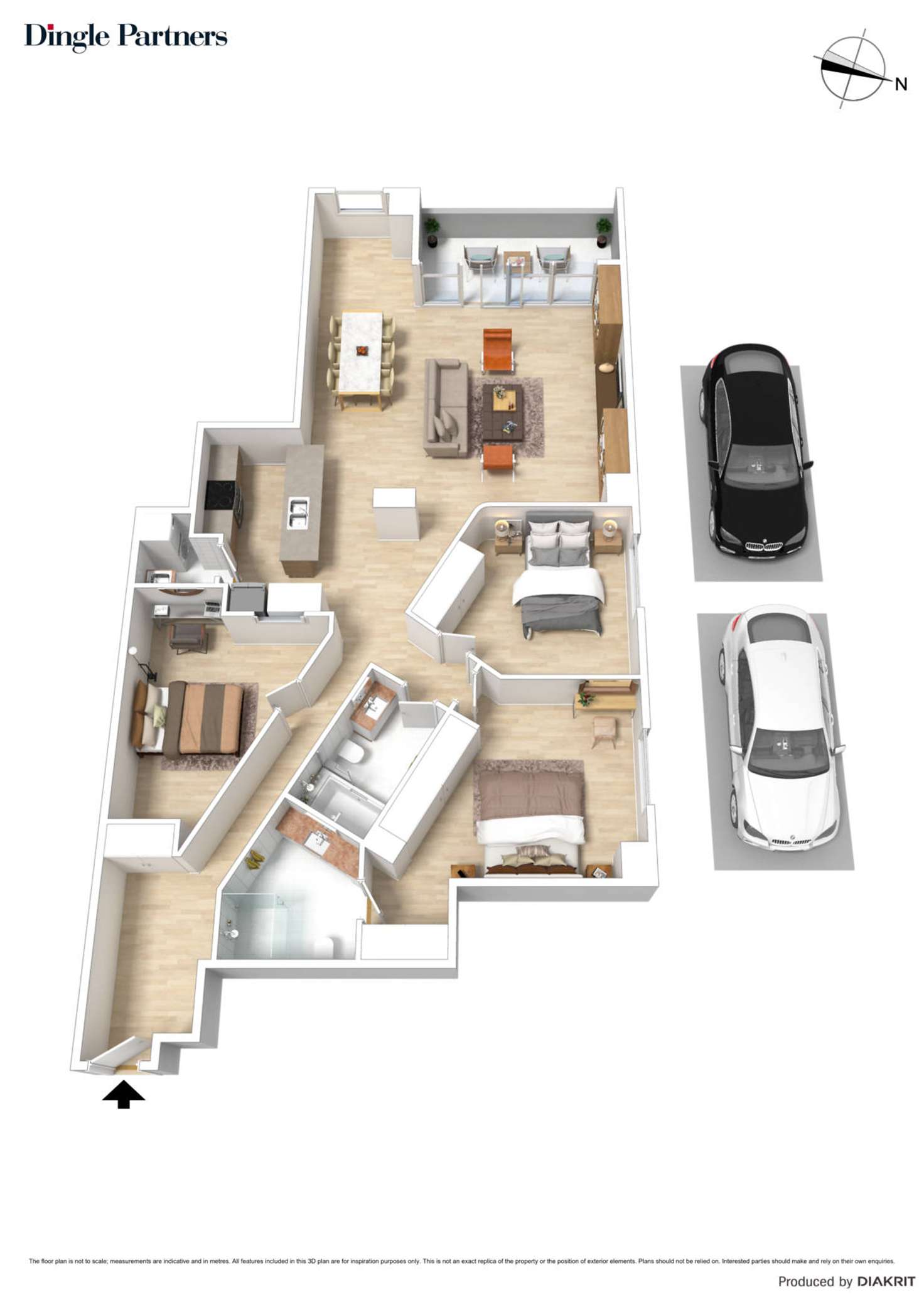 Floorplan of Homely apartment listing, 5C/18 Albert Road, South Melbourne VIC 3205