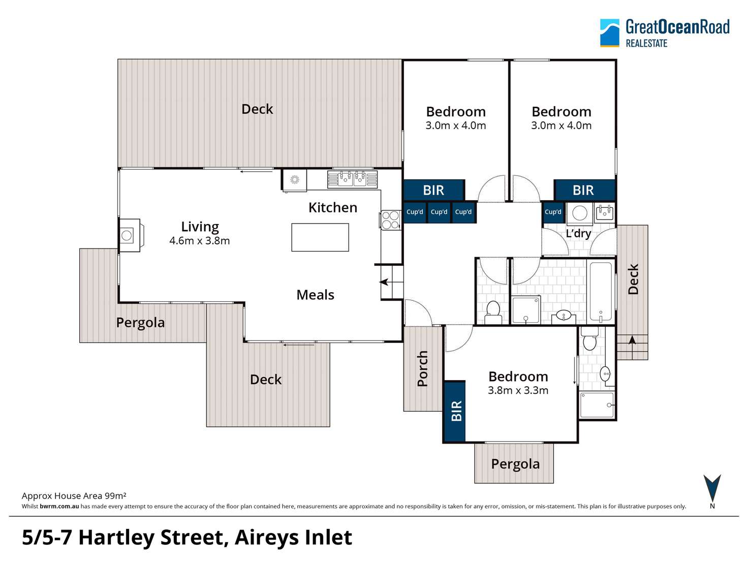 Floorplan of Homely unit listing, 5/5-7 Hartley Street, Aireys Inlet VIC 3231