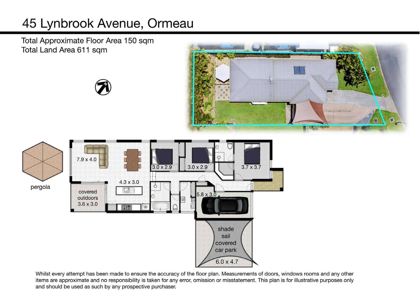 Floorplan of Homely house listing, 45 Lynbrook Avenue, Ormeau QLD 4208