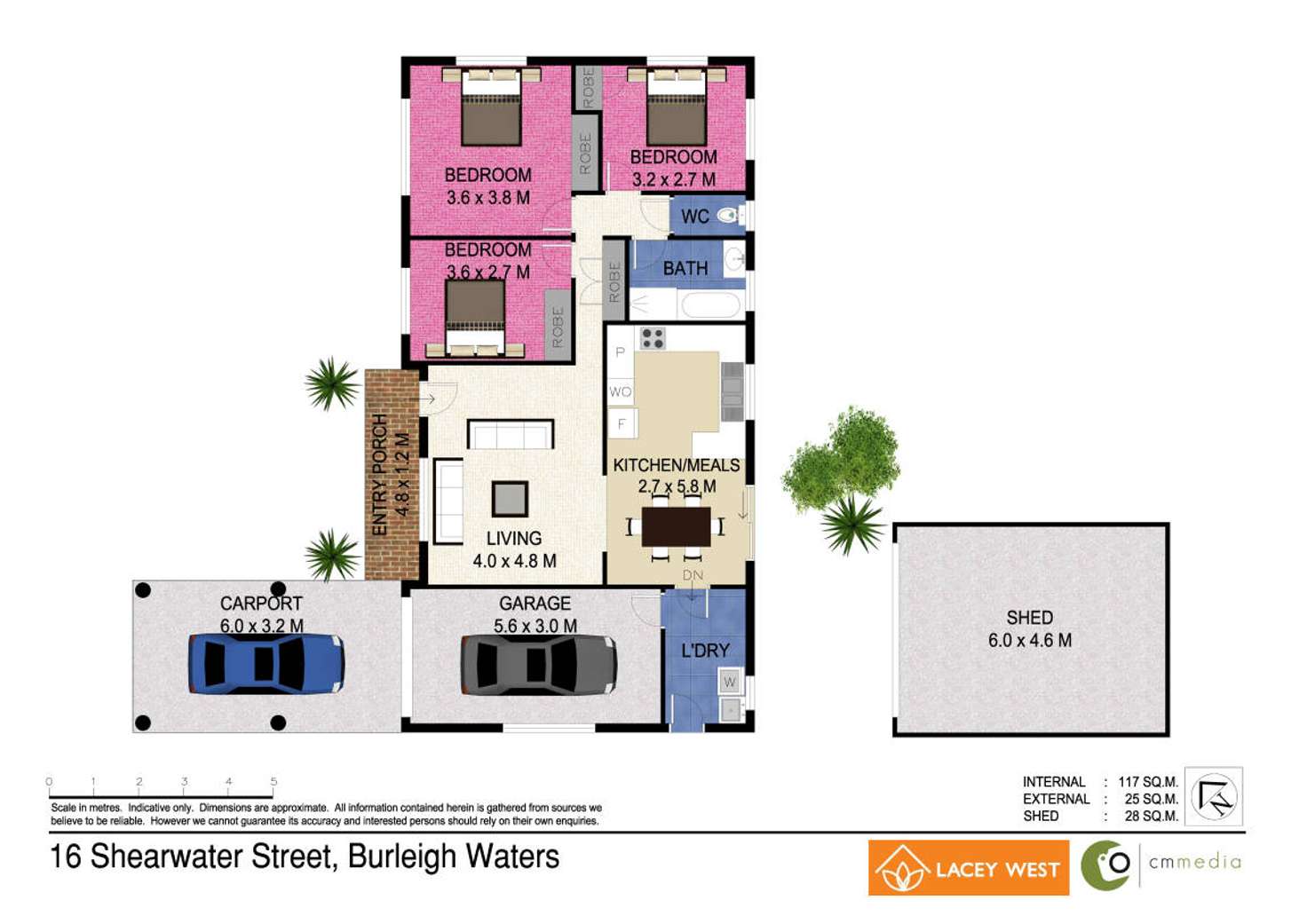 Floorplan of Homely house listing, 16 Shearwater Street, Burleigh Waters QLD 4220