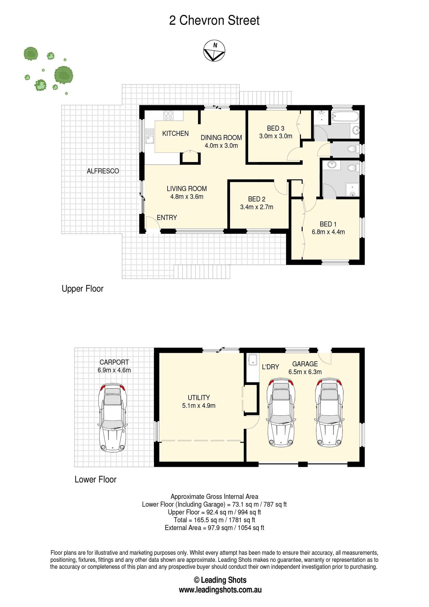 Floorplan of Homely house listing, 2 Chevron Street, Ferny Hills QLD 4055