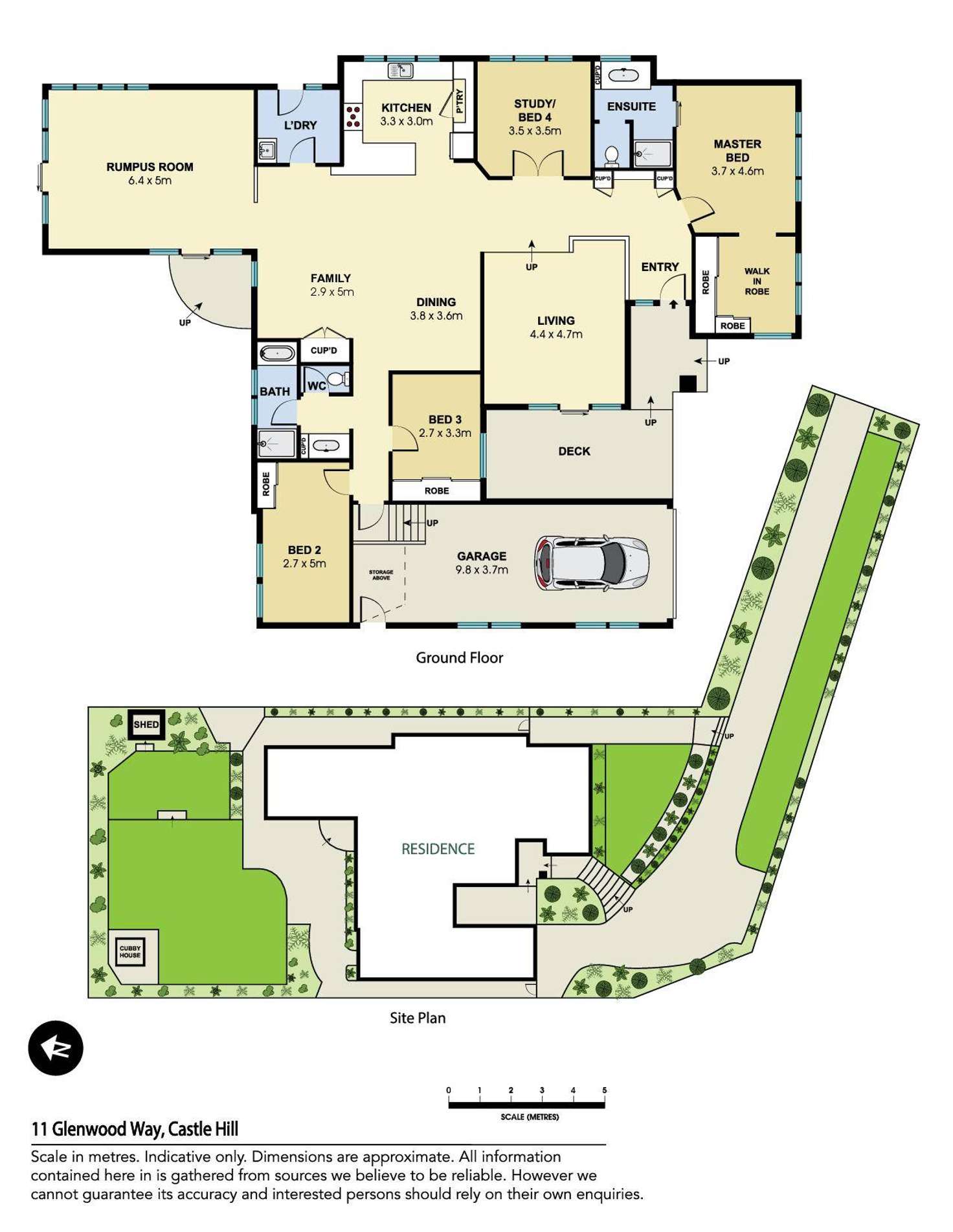 Floorplan of Homely house listing, 11 Glenwood Way, Castle Hill NSW 2154