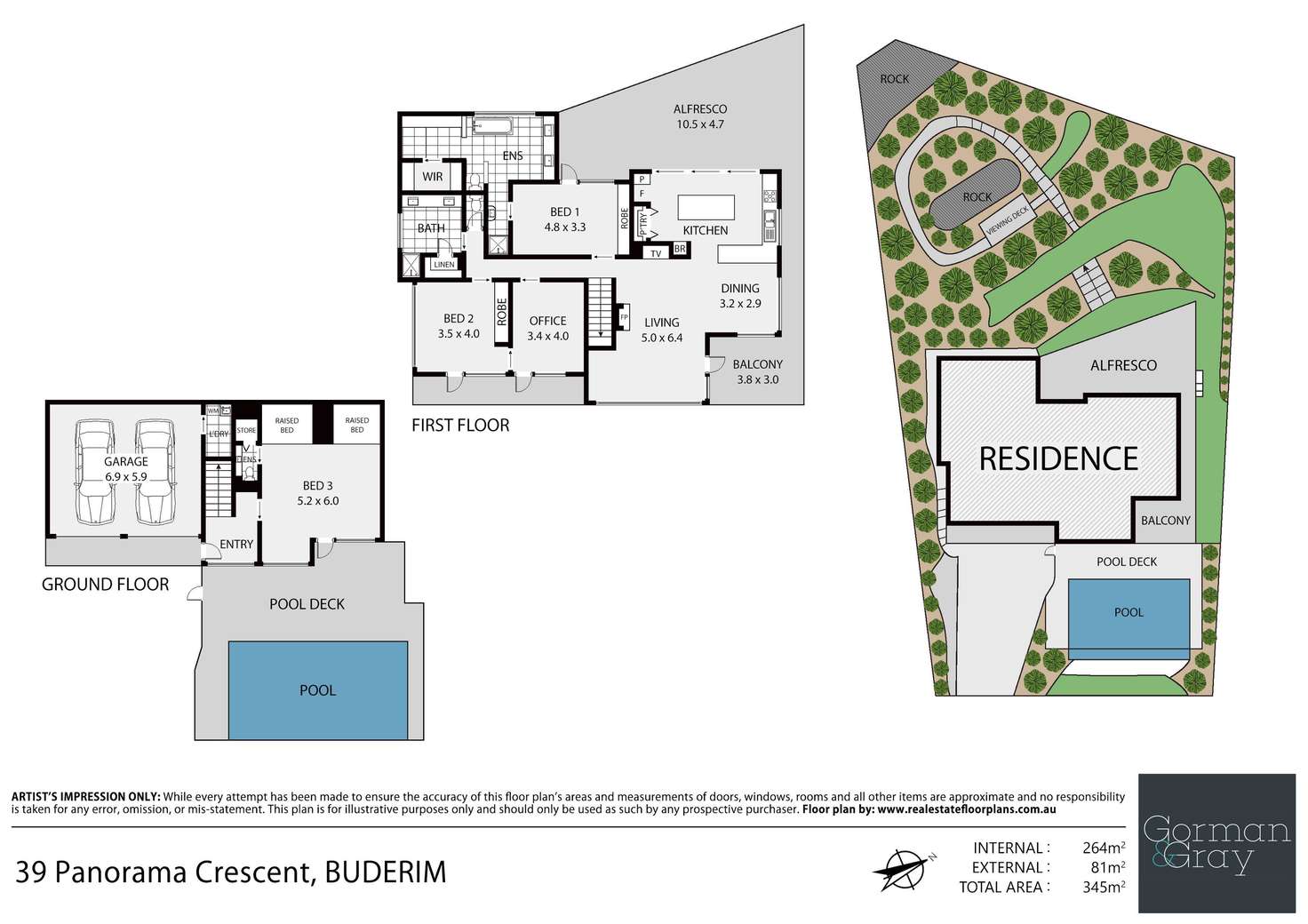 Floorplan of Homely house listing, 39 Panorama Crescent, Buderim QLD 4556