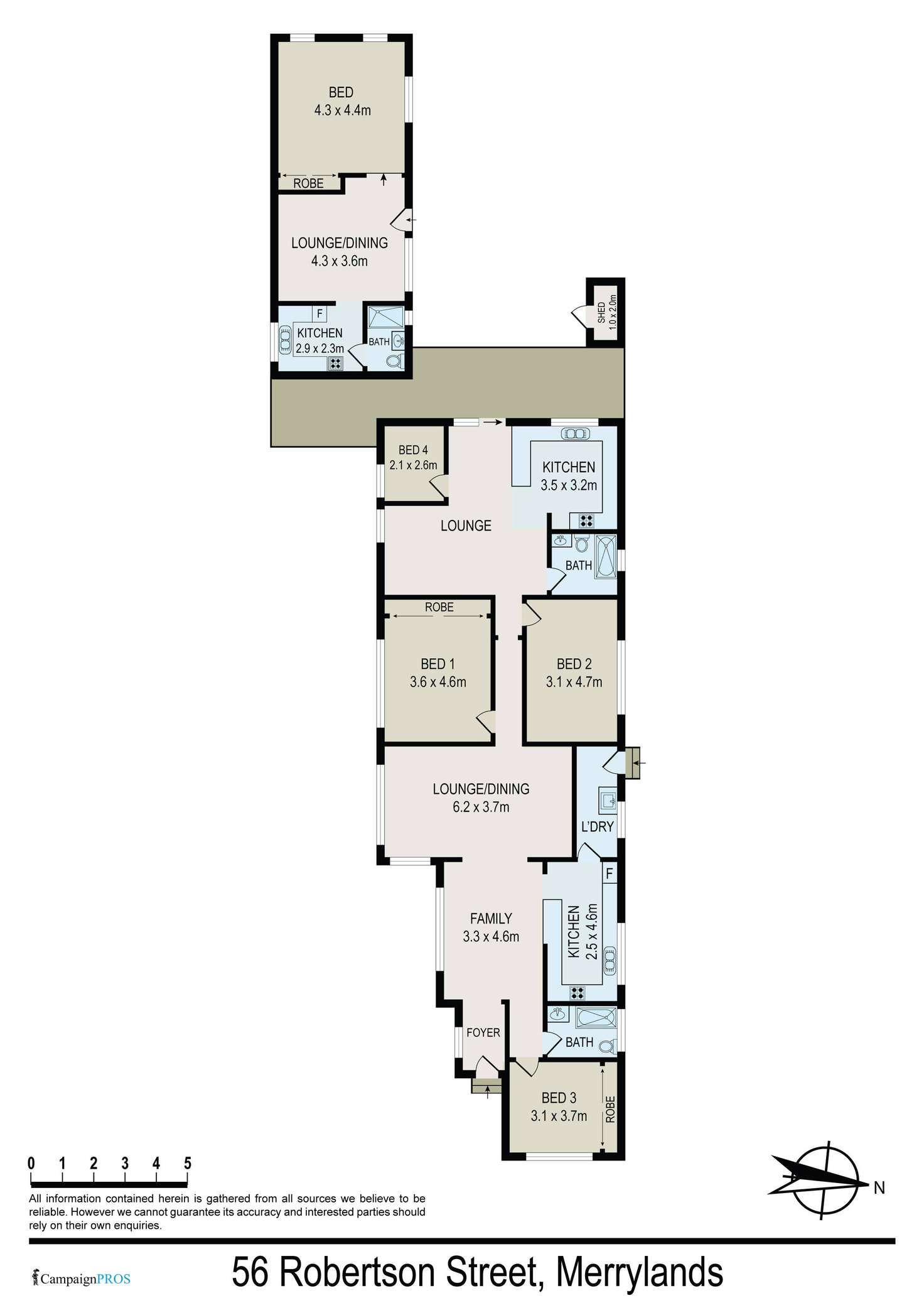 Floorplan of Homely house listing, 56 Robertson Street, Merrylands NSW 2160