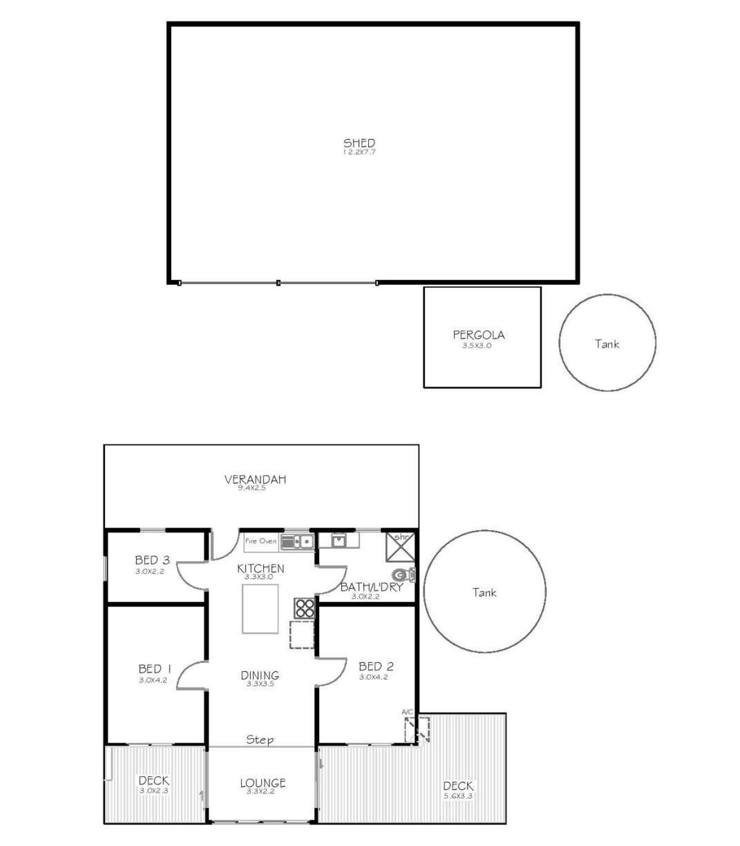 Floorplan of Homely house listing, 27 Esplanade, Coffin Bay SA 5607