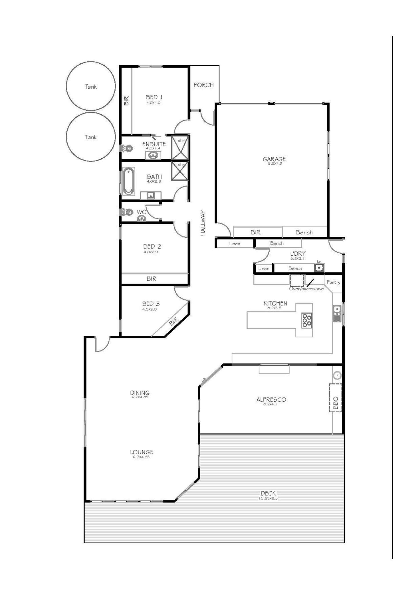 Floorplan of Homely house listing, 41 Holly Rise, Coffin Bay SA 5607