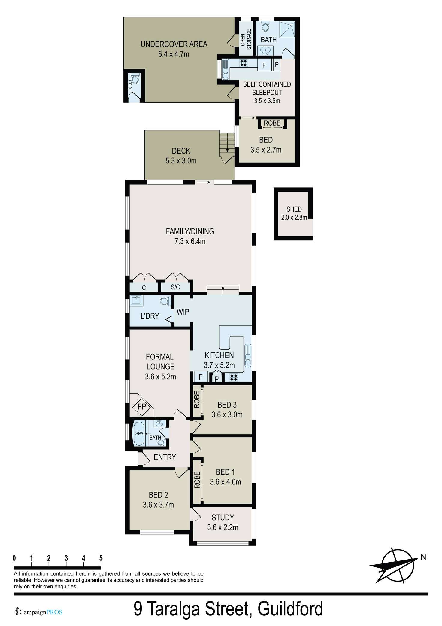 Floorplan of Homely house listing, 9 Taralga Street, Guildford NSW 2161