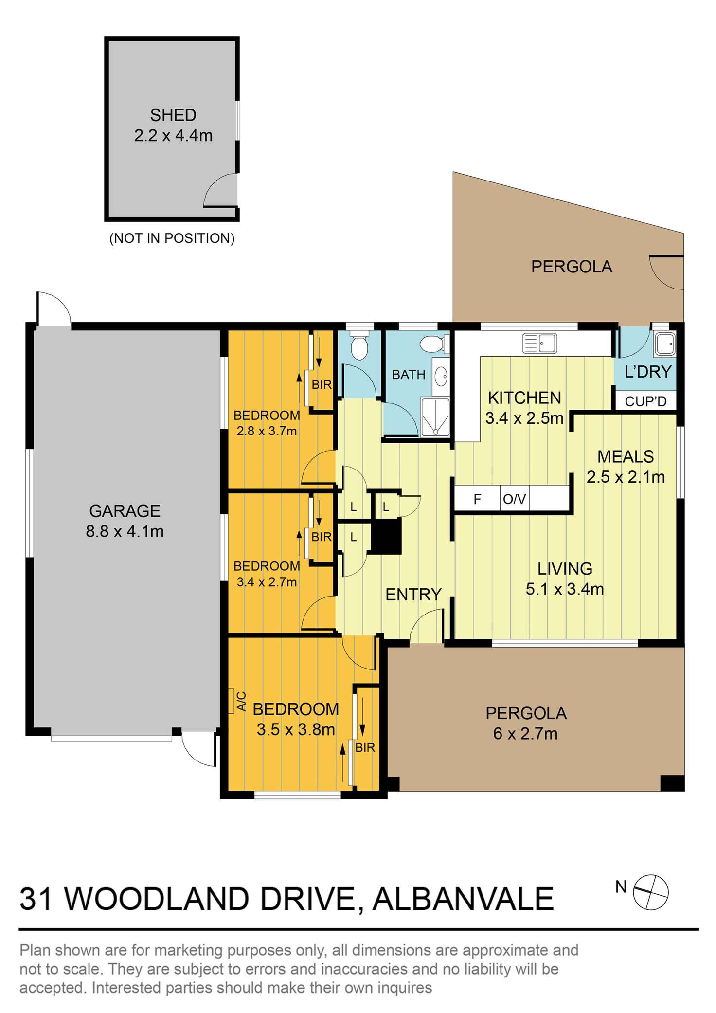 Floorplan of Homely house listing, 31 Woodland Drive, Albanvale VIC 3021