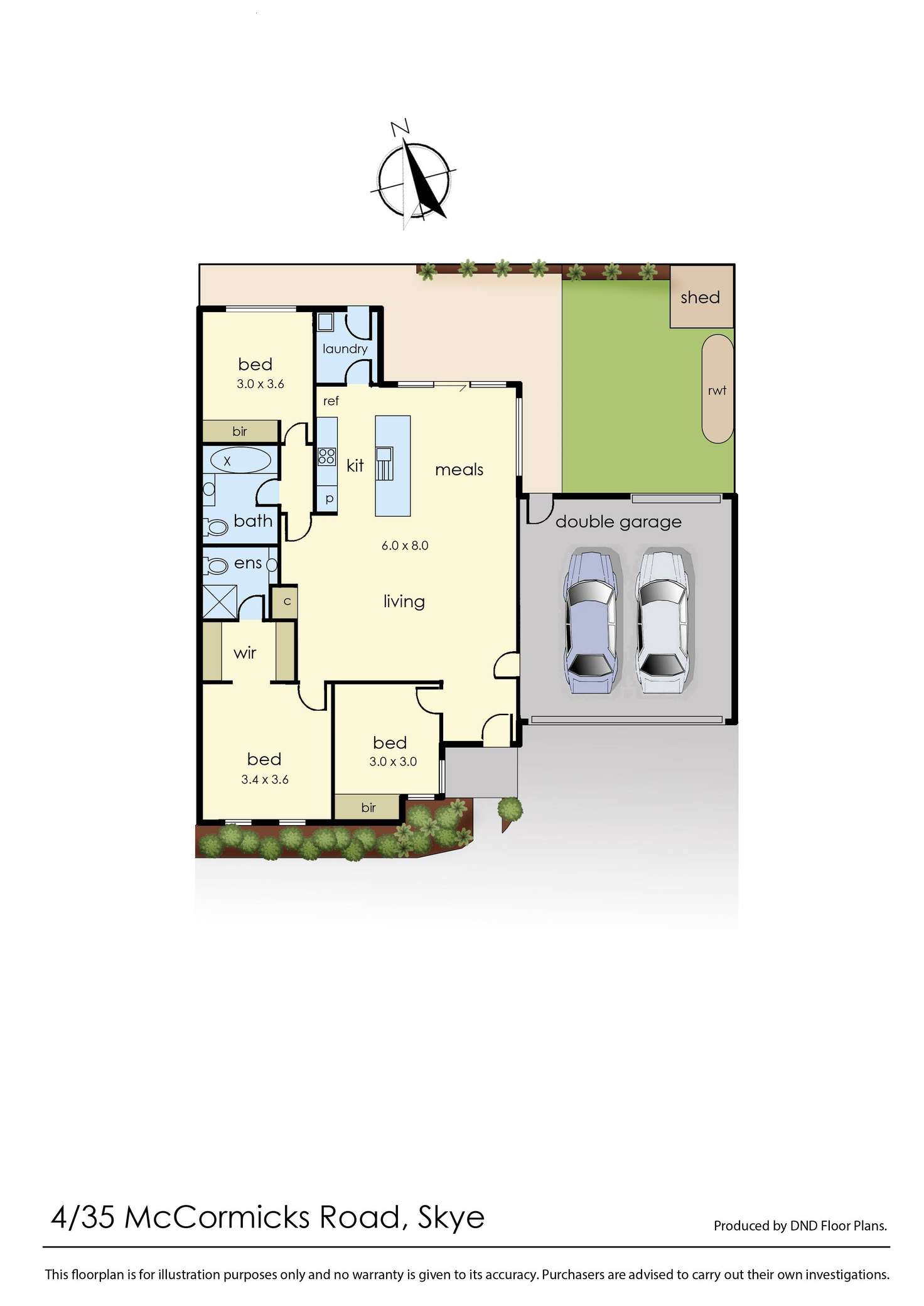 Floorplan of Homely unit listing, 4/35 Mccormicks Road, Carrum Downs VIC 3201