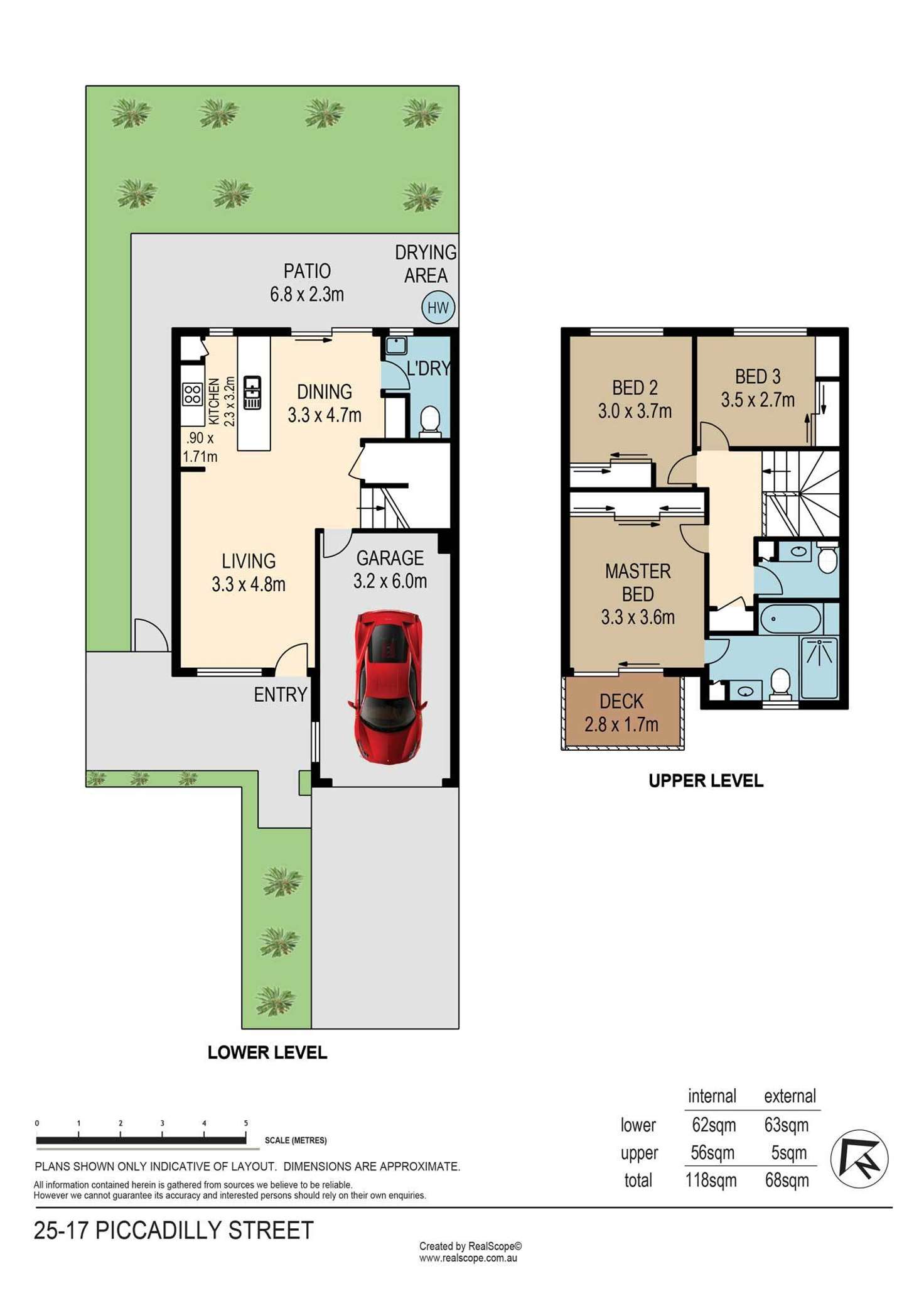 Floorplan of Homely townhouse listing, 25/17 Piccadilly Street, Bellmere QLD 4510
