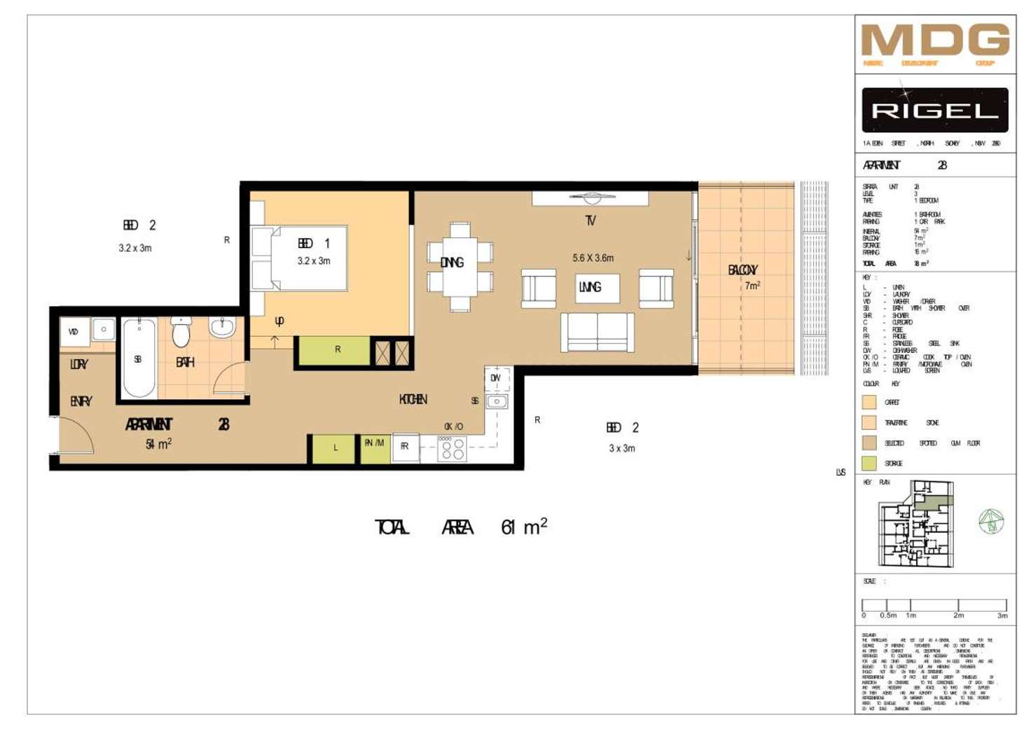 Floorplan of Homely apartment listing, 302/1A Eden Street, North Sydney NSW 2060