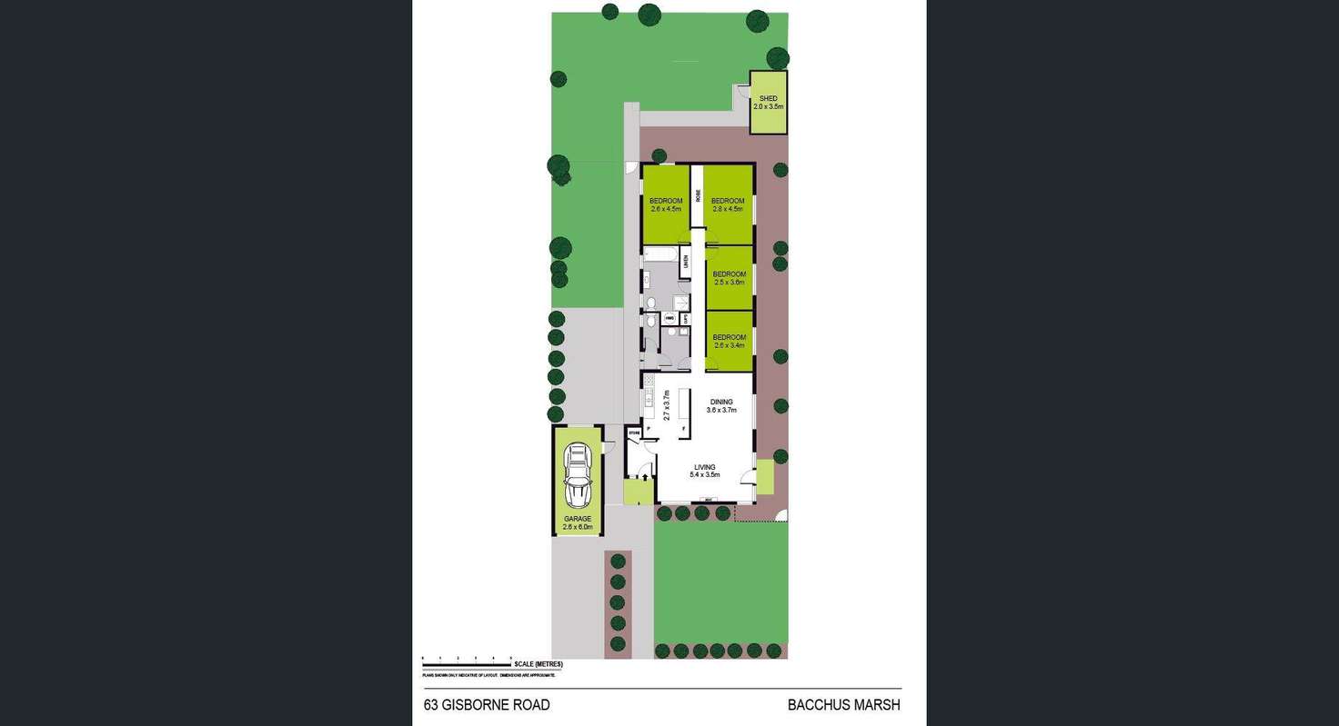 Floorplan of Homely house listing, 63 Gisborne Road, Bacchus Marsh VIC 3340