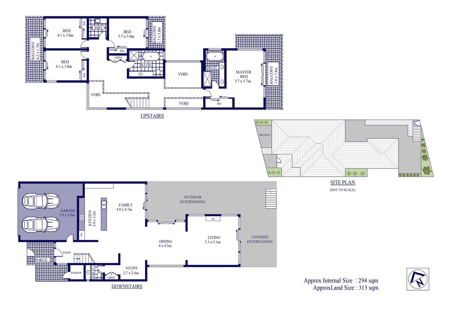 Floorplan of Homely house listing, 13 Regatta Way, Cabarita NSW 2137