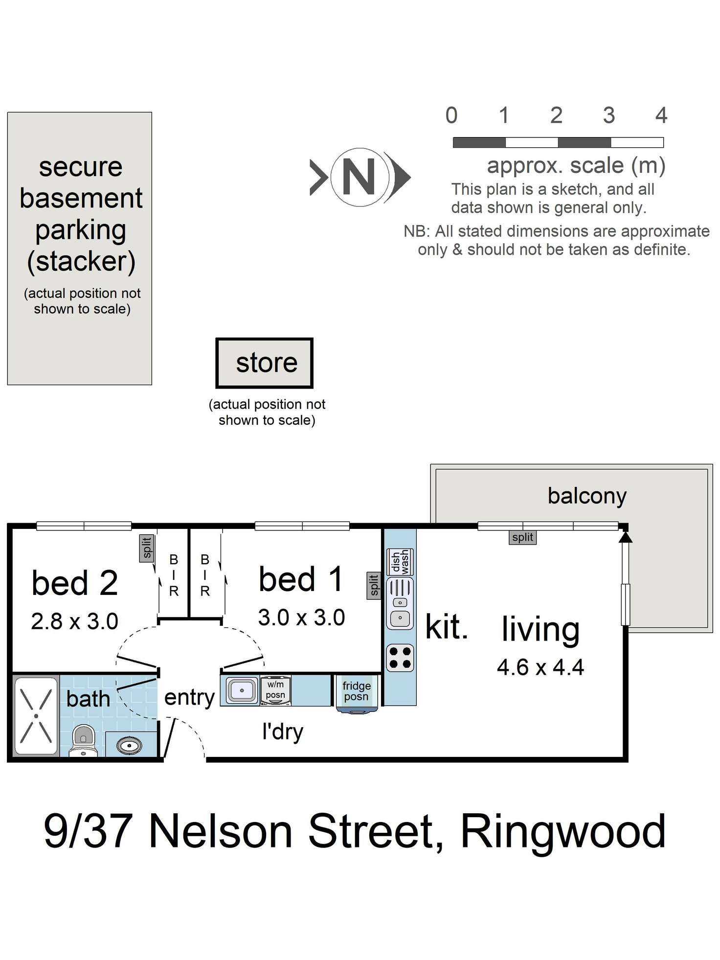 Floorplan of Homely apartment listing, 9/37 Nelson Street, Ringwood VIC 3134