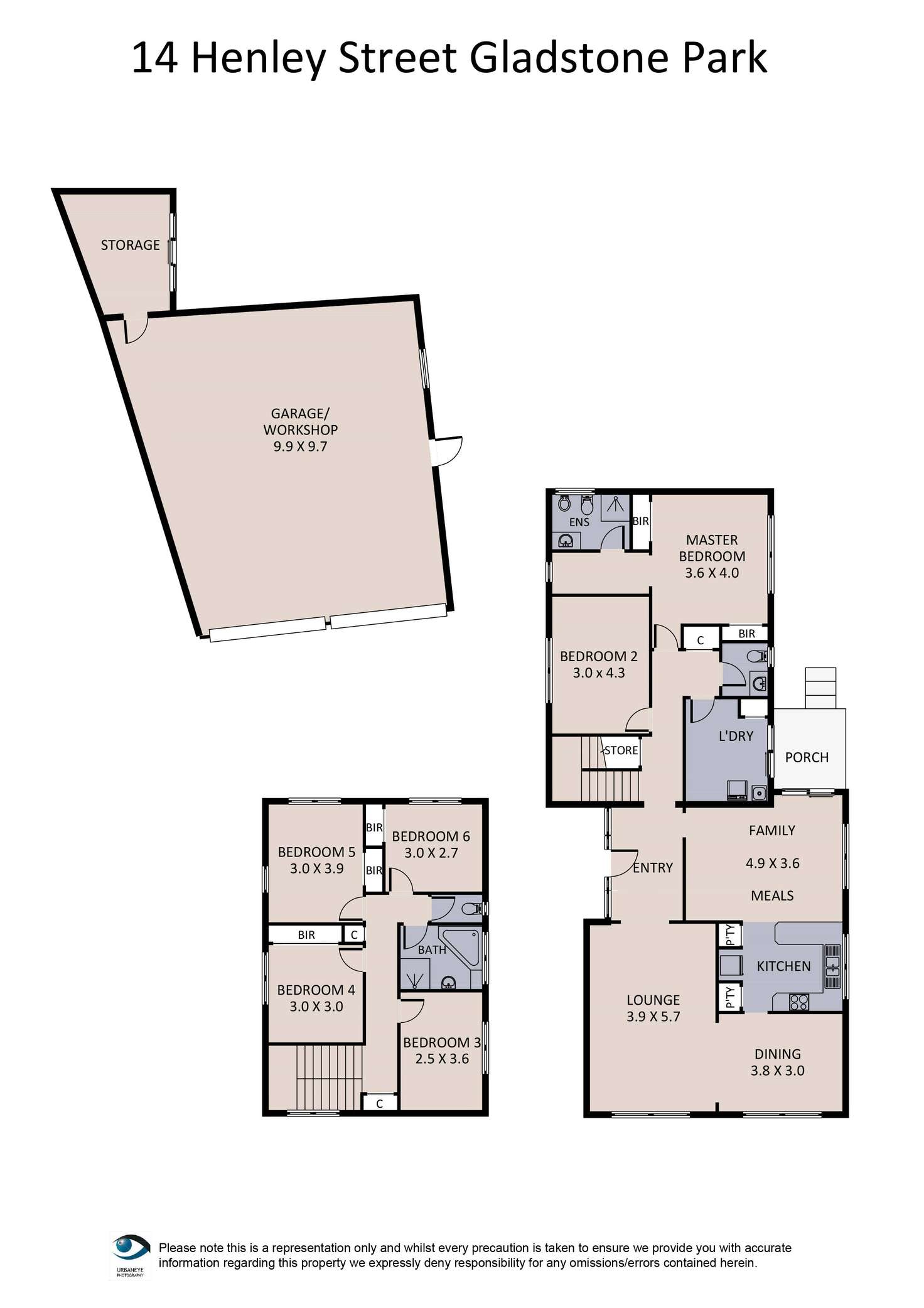Floorplan of Homely house listing, 14 Henley Drive, Gladstone Park VIC 3043