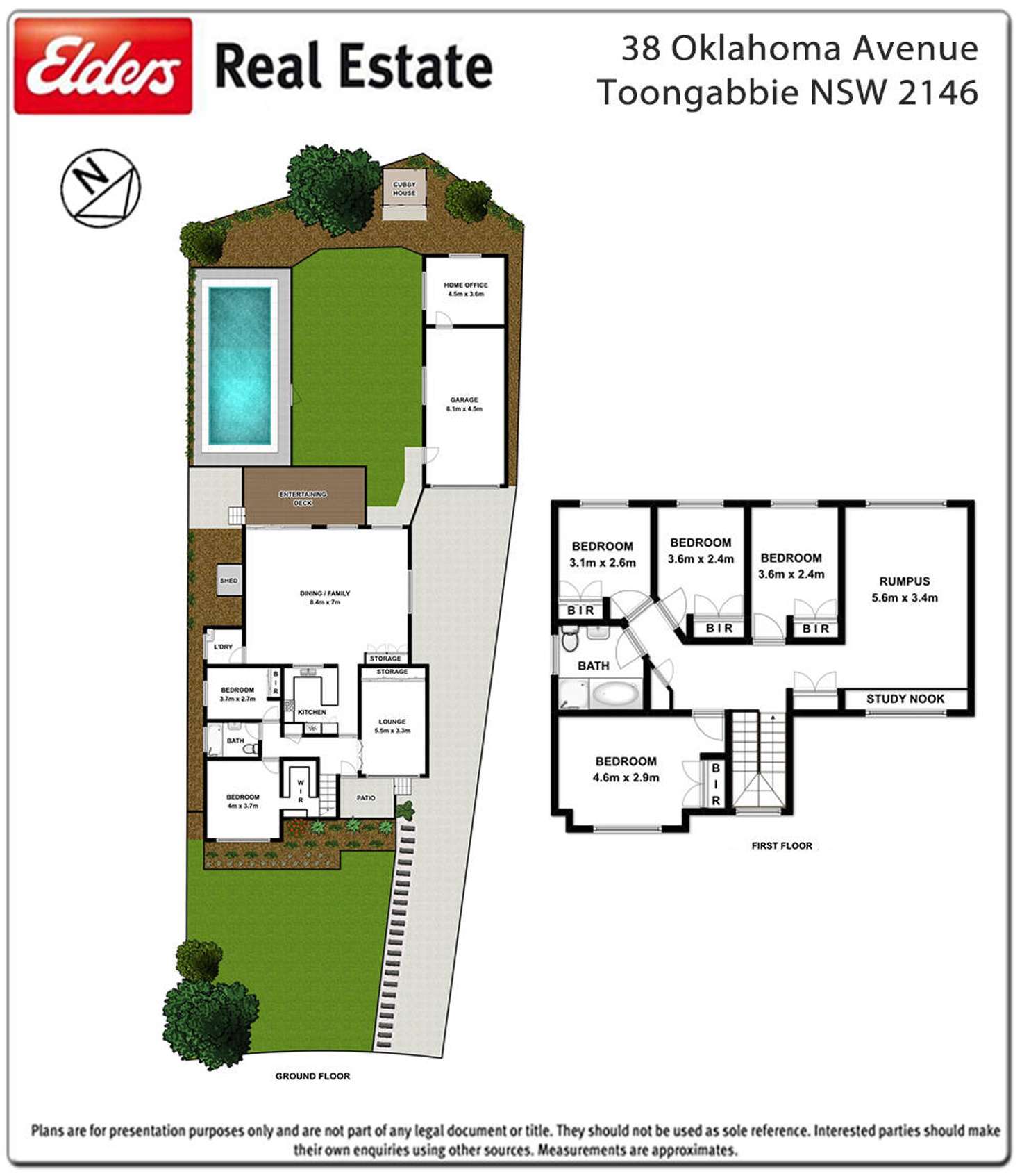 Floorplan of Homely house listing, 38 Oklahoma Avenue, Toongabbie NSW 2146