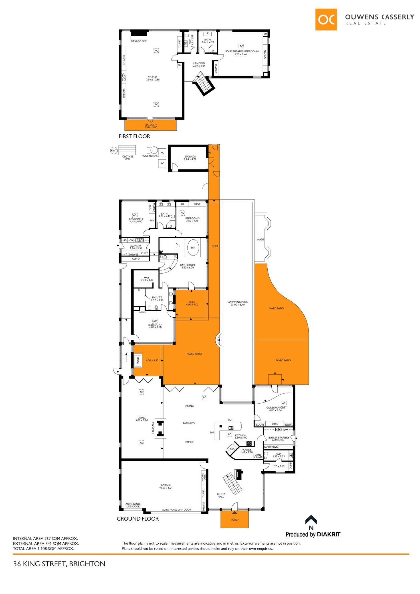 Floorplan of Homely house listing, 36 King Street, Brighton SA 5048