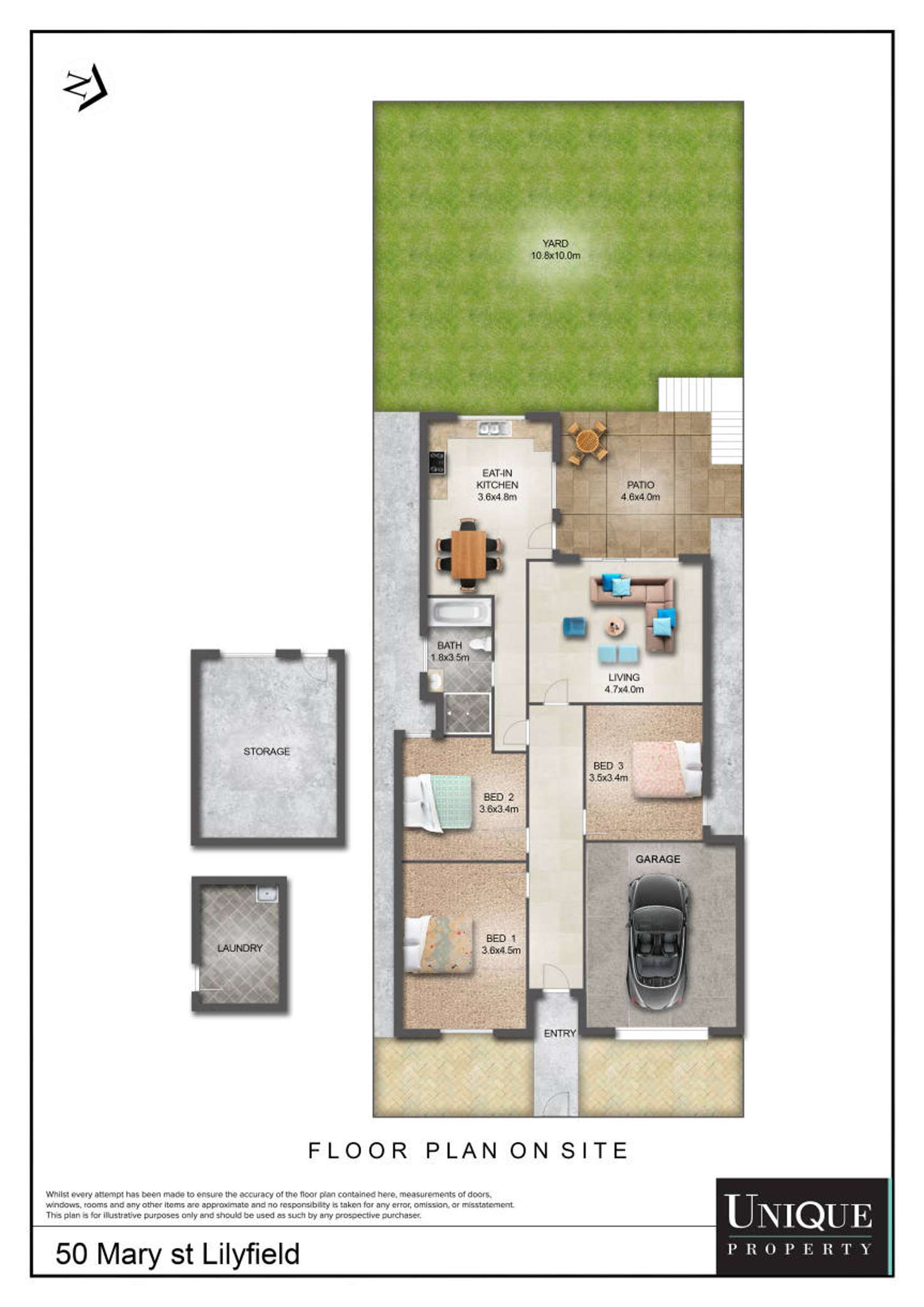 Floorplan of Homely house listing, 50 Mary Street, Lilyfield NSW 2040