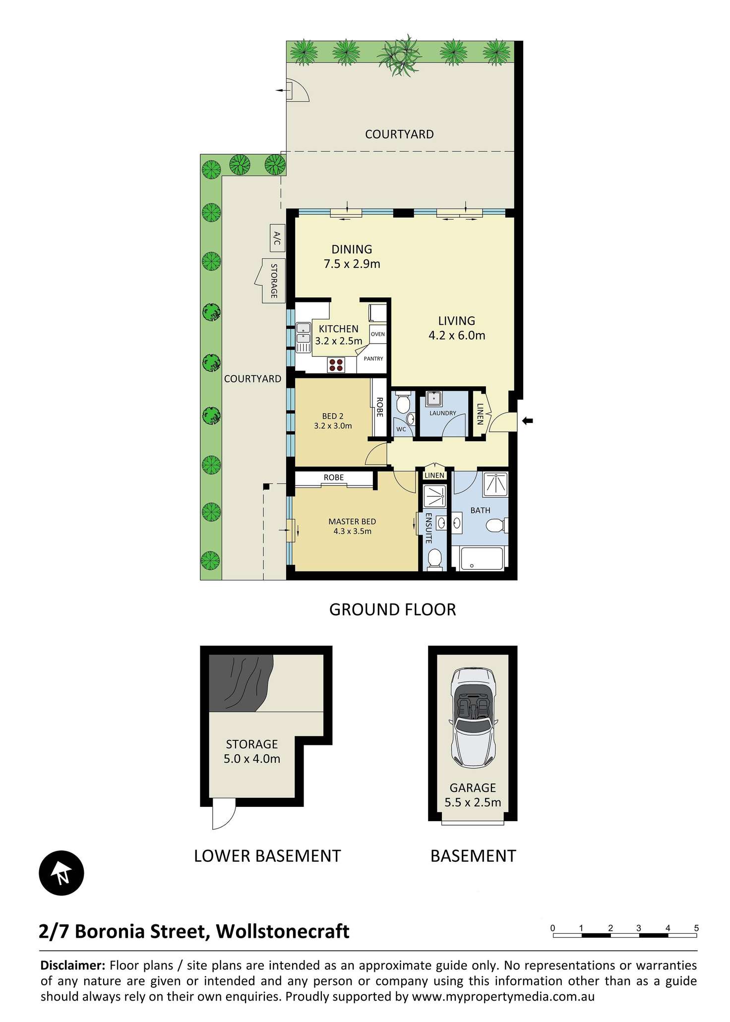 Floorplan of Homely apartment listing, 2/7 Boronia Street, Wollstonecraft NSW 2065