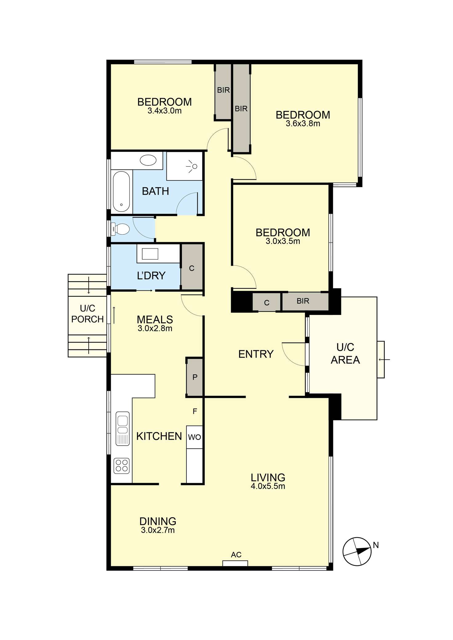 Floorplan of Homely house listing, 23 Lawley Street, Reservoir VIC 3073