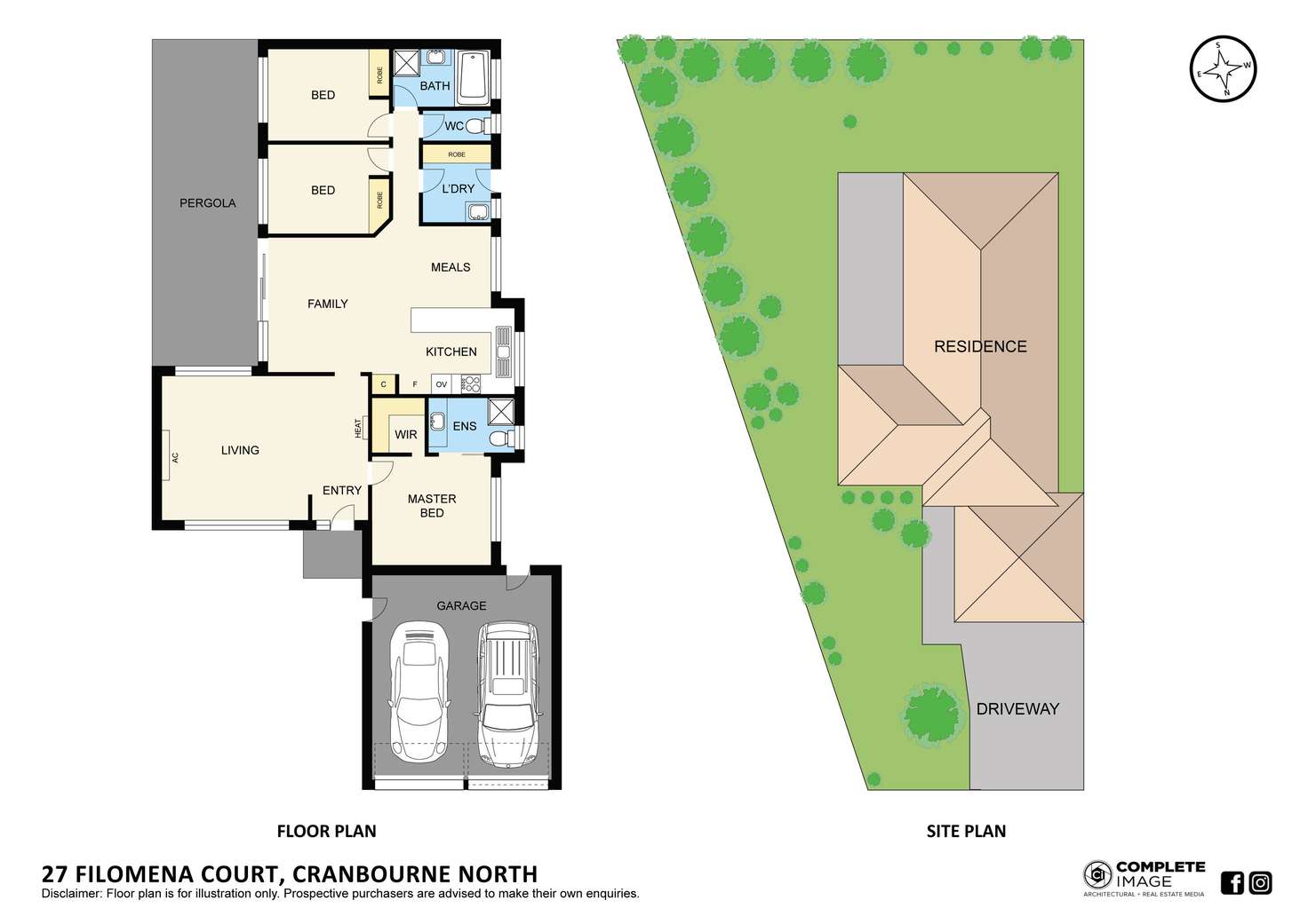 Floorplan of Homely house listing, 27 Filomena Court, Cranbourne North VIC 3977
