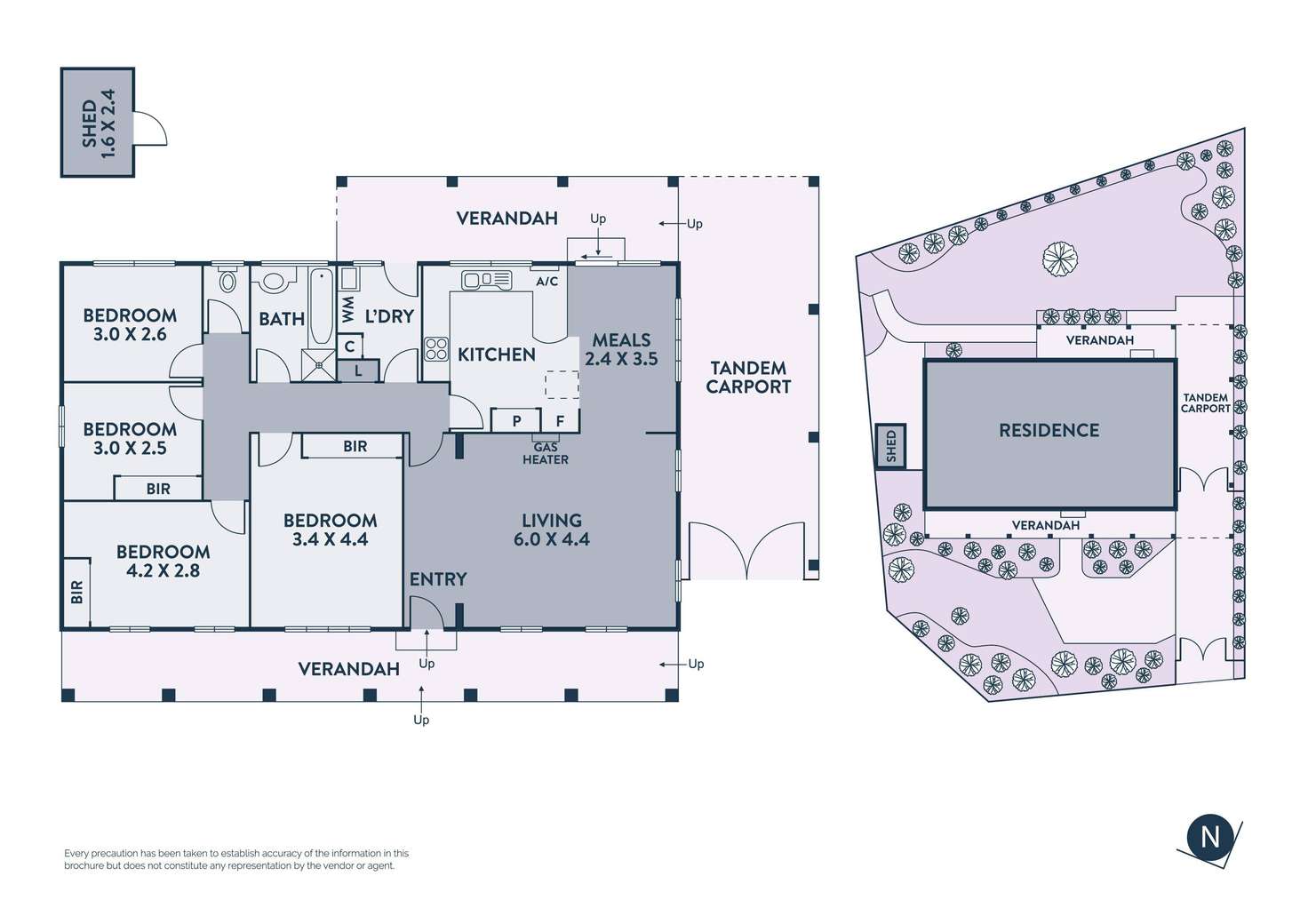 Floorplan of Homely house listing, 1 Blamey Avenue, Mill Park VIC 3082
